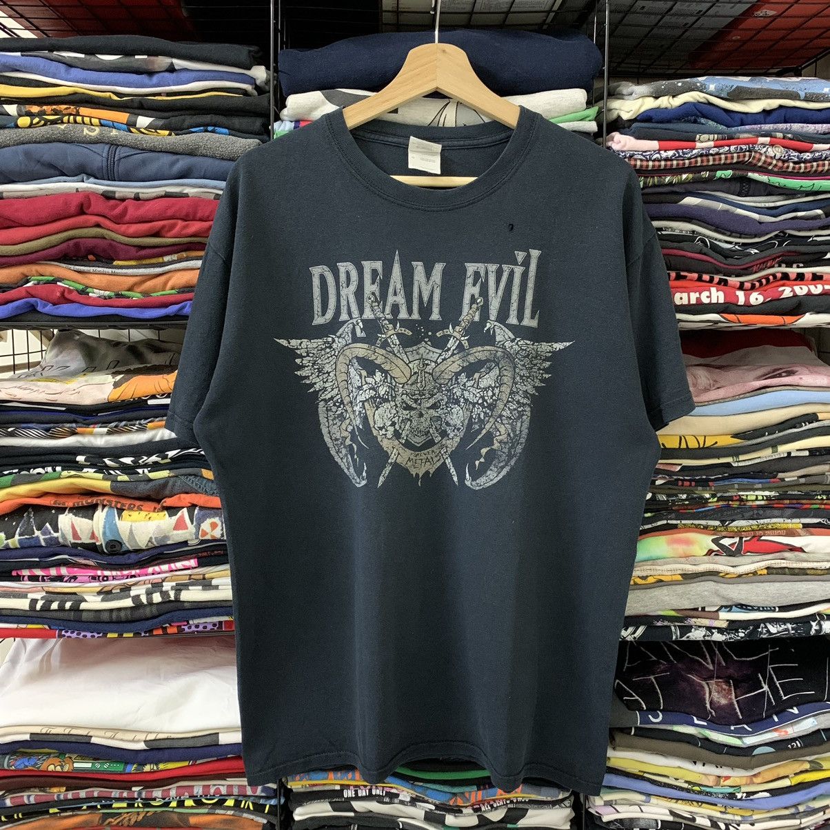 Band Tees × Vintage VTG DREAM EVIL HEAVY METAL(KING DIAMIND MERCYFUL FATE) Size US L / EU 52-54 / 3 - 1 Thumbnail