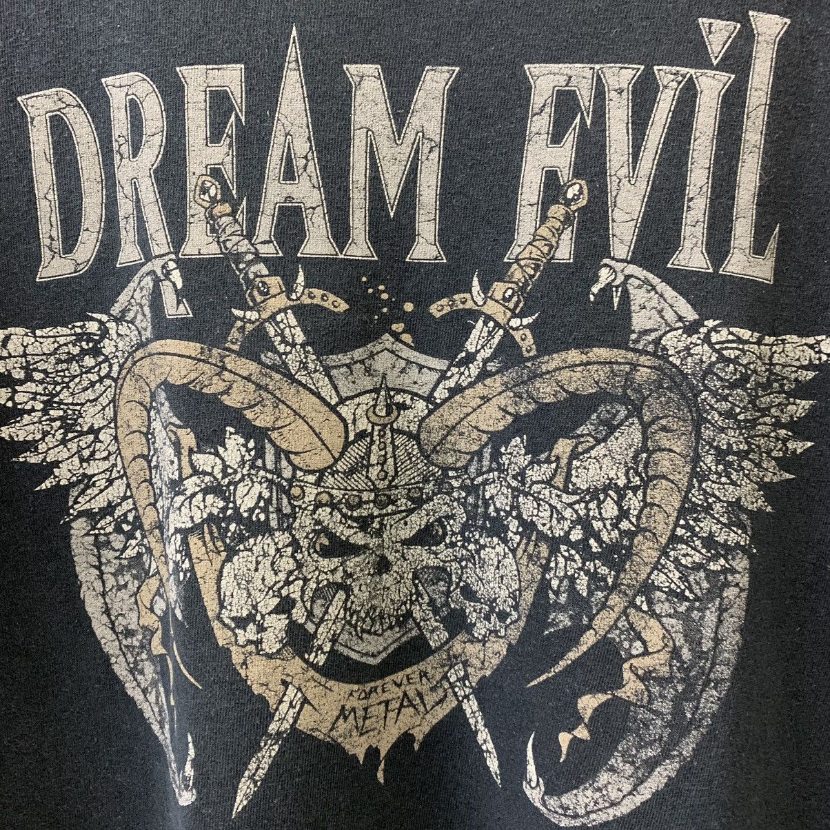 Band Tees × Vintage VTG DREAM EVIL HEAVY METAL(KING DIAMIND MERCYFUL FATE) Size US L / EU 52-54 / 3 - 4 Thumbnail
