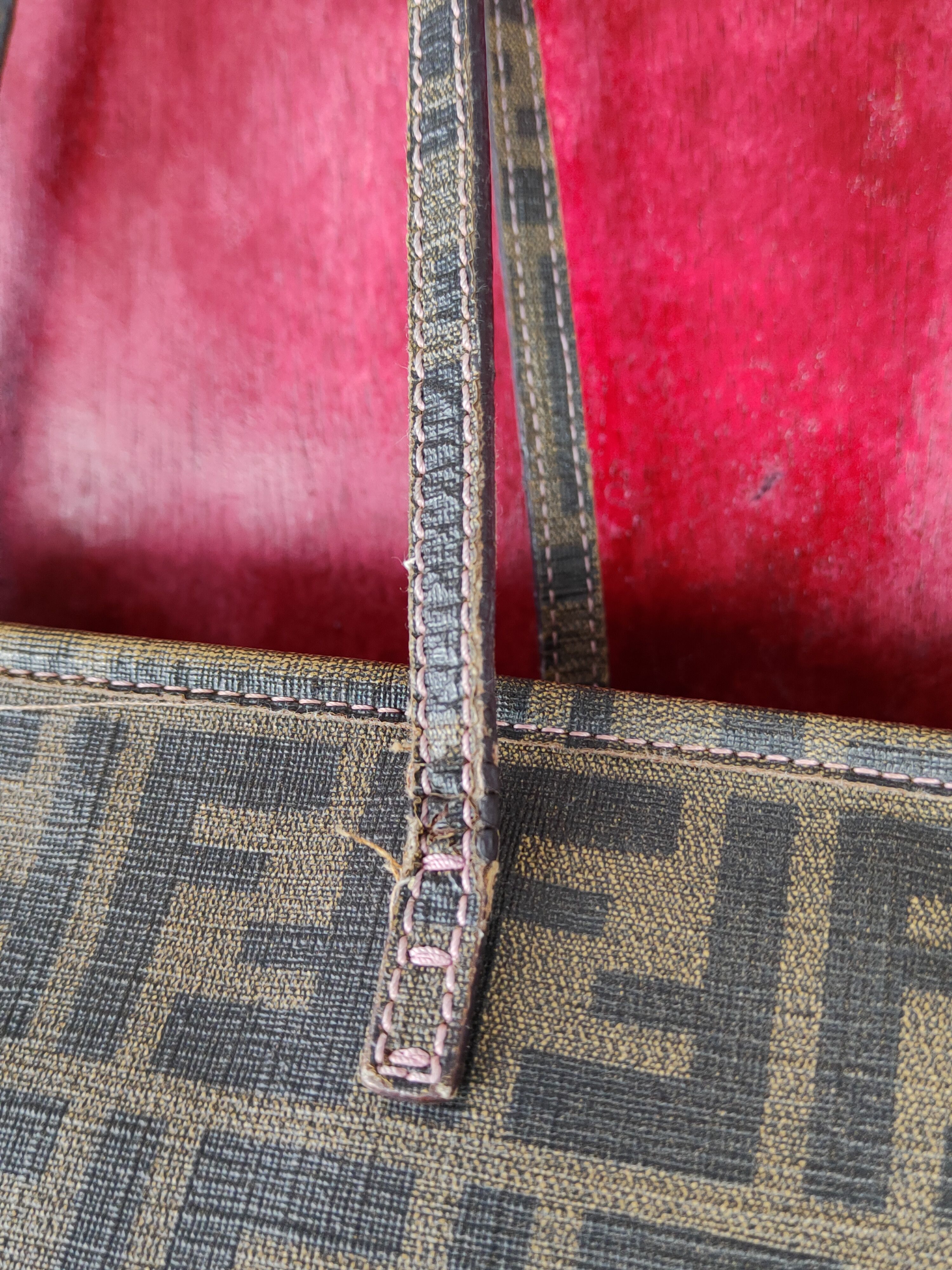 Fendi Fendi monogram Tote shoulder Bag #SB002DLAL Size ONE SIZE - 3 Thumbnail