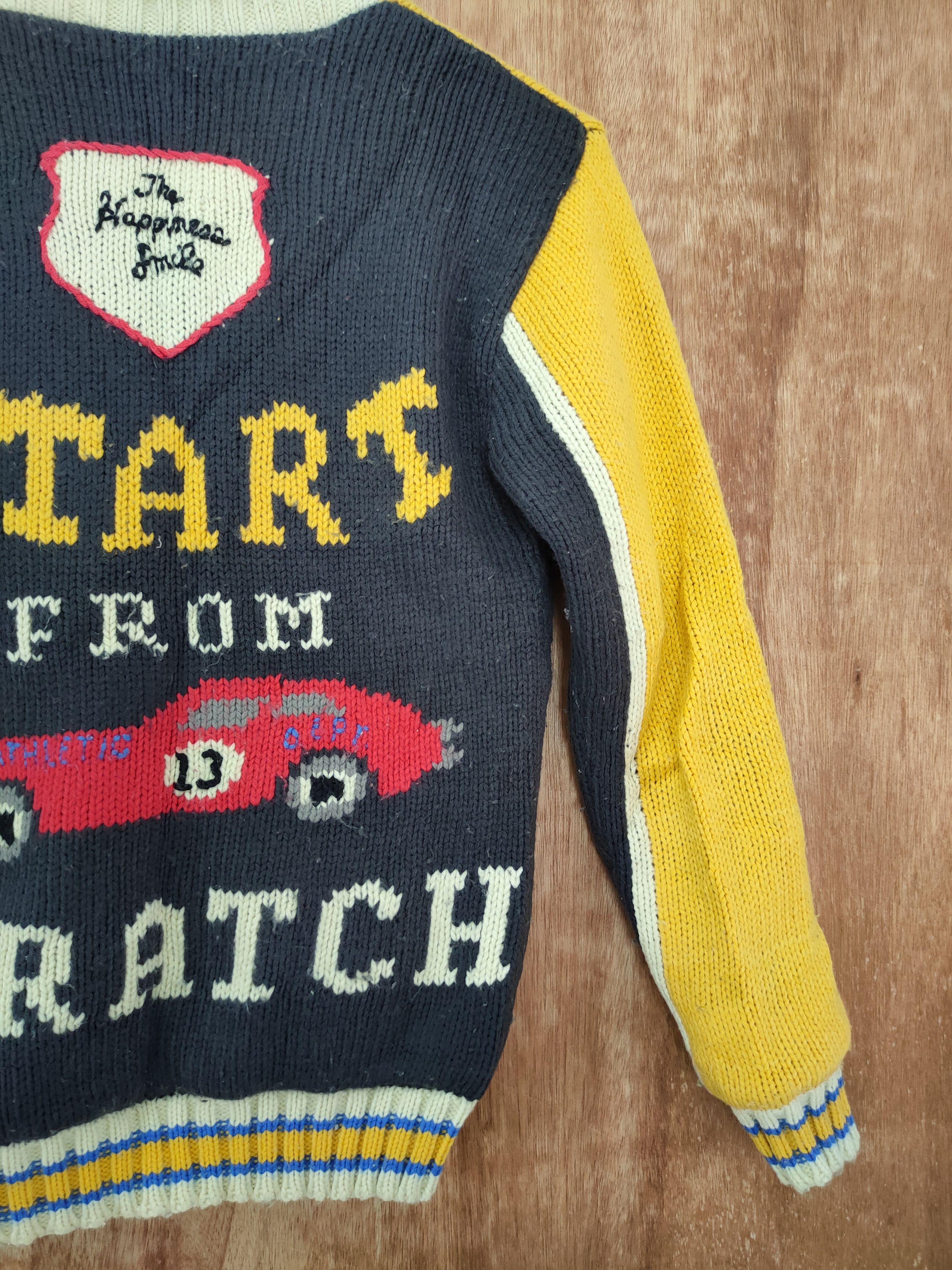 Vintage DL MPS race car start from scratch knitwear kids #830DLAL Size S / US 4 / IT 40 - 3 Thumbnail