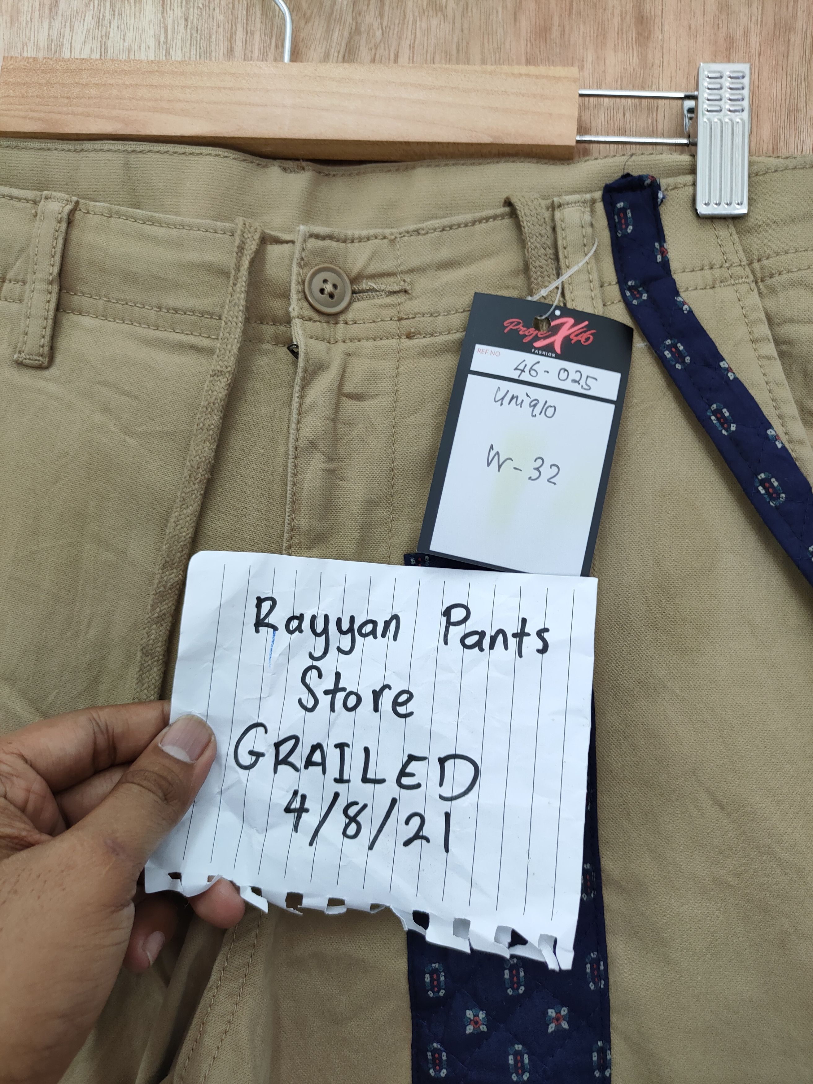Japanese Brand Uniqlo Custom patachwork reconstruct cargo pants #46-025DLL Size US 32 / EU 48 - 5 Thumbnail