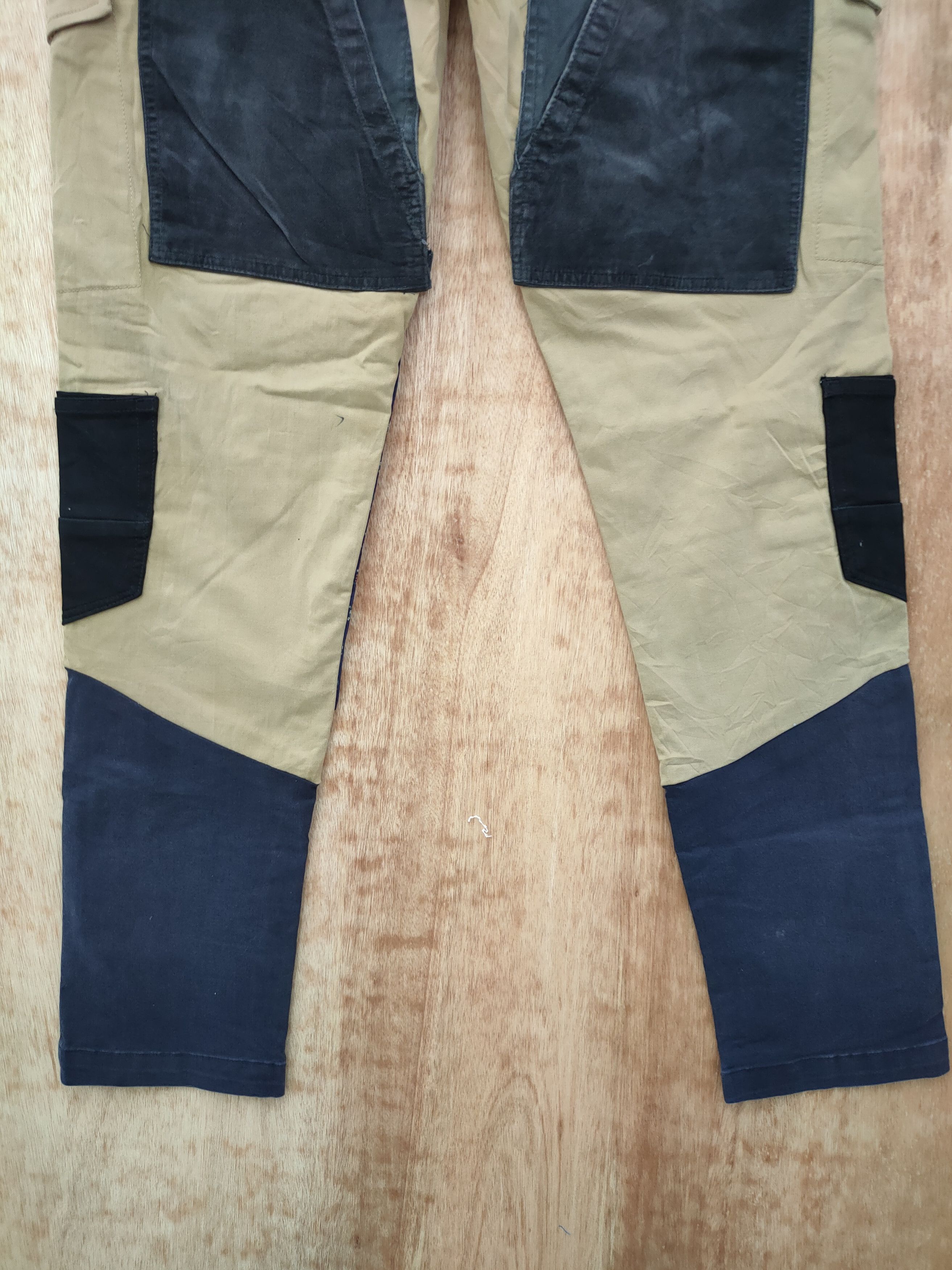 Japanese Brand Uniqlo Custom patachwork reconstruct cargo pants #46-025DLL Size US 32 / EU 48 - 7 Thumbnail