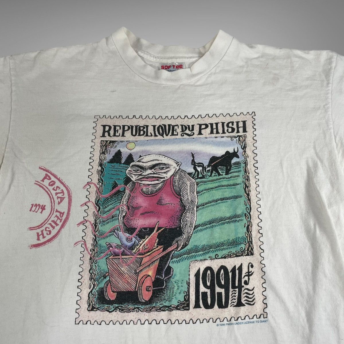 T-shirt Phish Fall Tour Coton Unisexe - Taille XL, Noir, Thème Noël, Fabriqué Aux États-Unis
