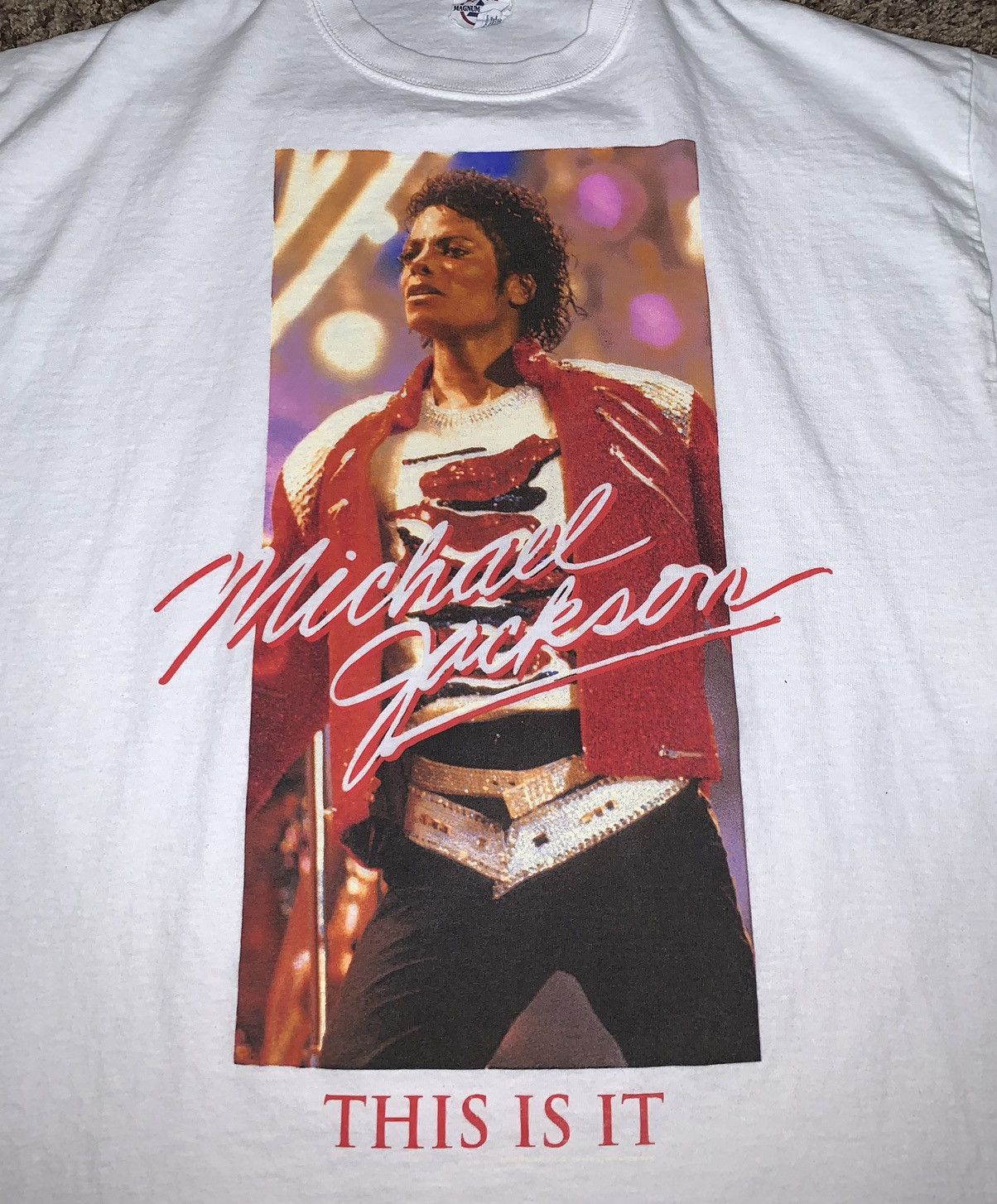 Band Tees Michael Jackson This Is It T-Shirt Size US L / EU 52-54 / 3 - 3 Thumbnail