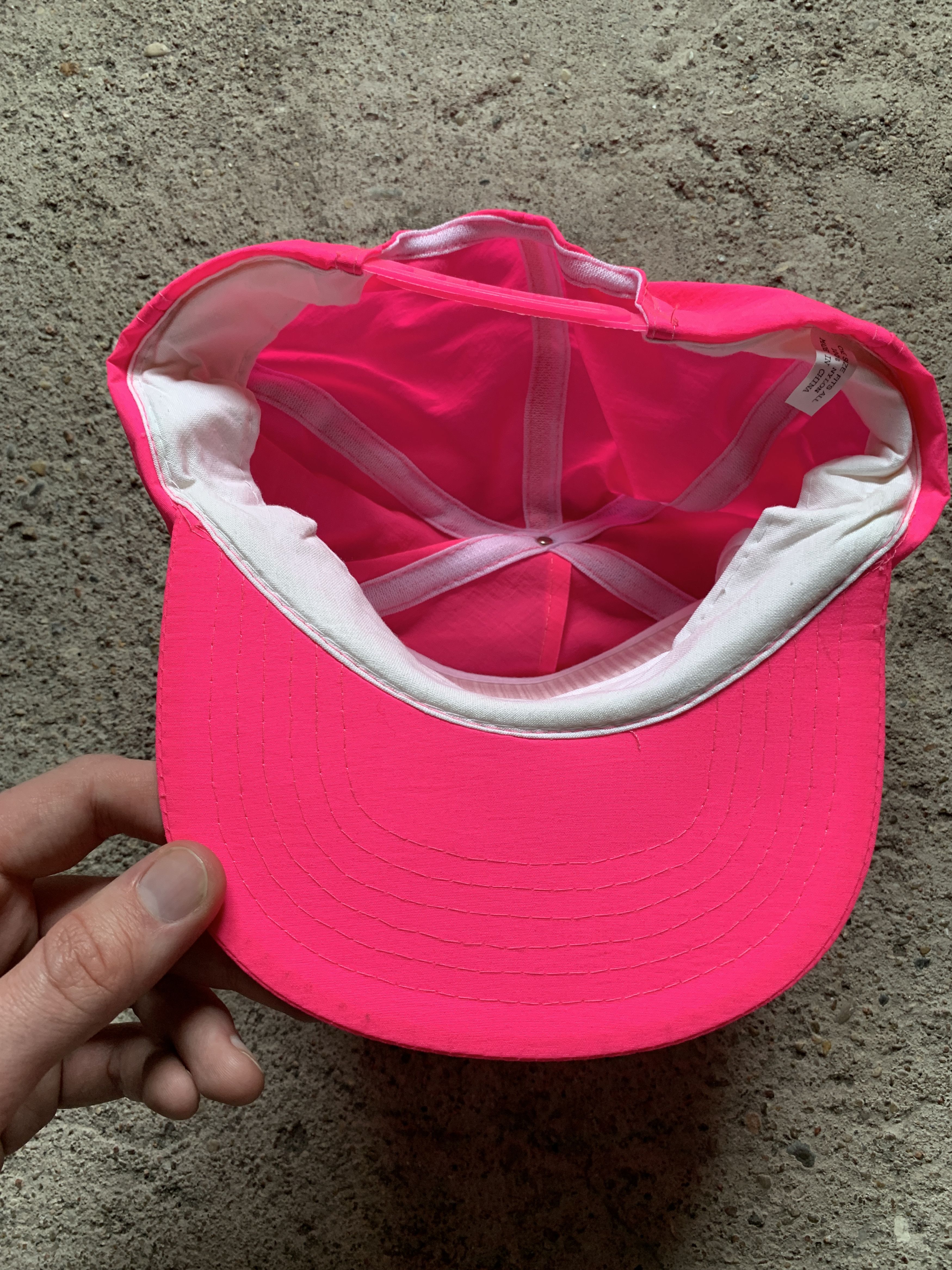 Band Tees Vintage Dr. Alban London 1994 Neon Pink Hat Size ONE SIZE - 2 Thumbnail