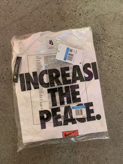 nike x stussy increase the peace