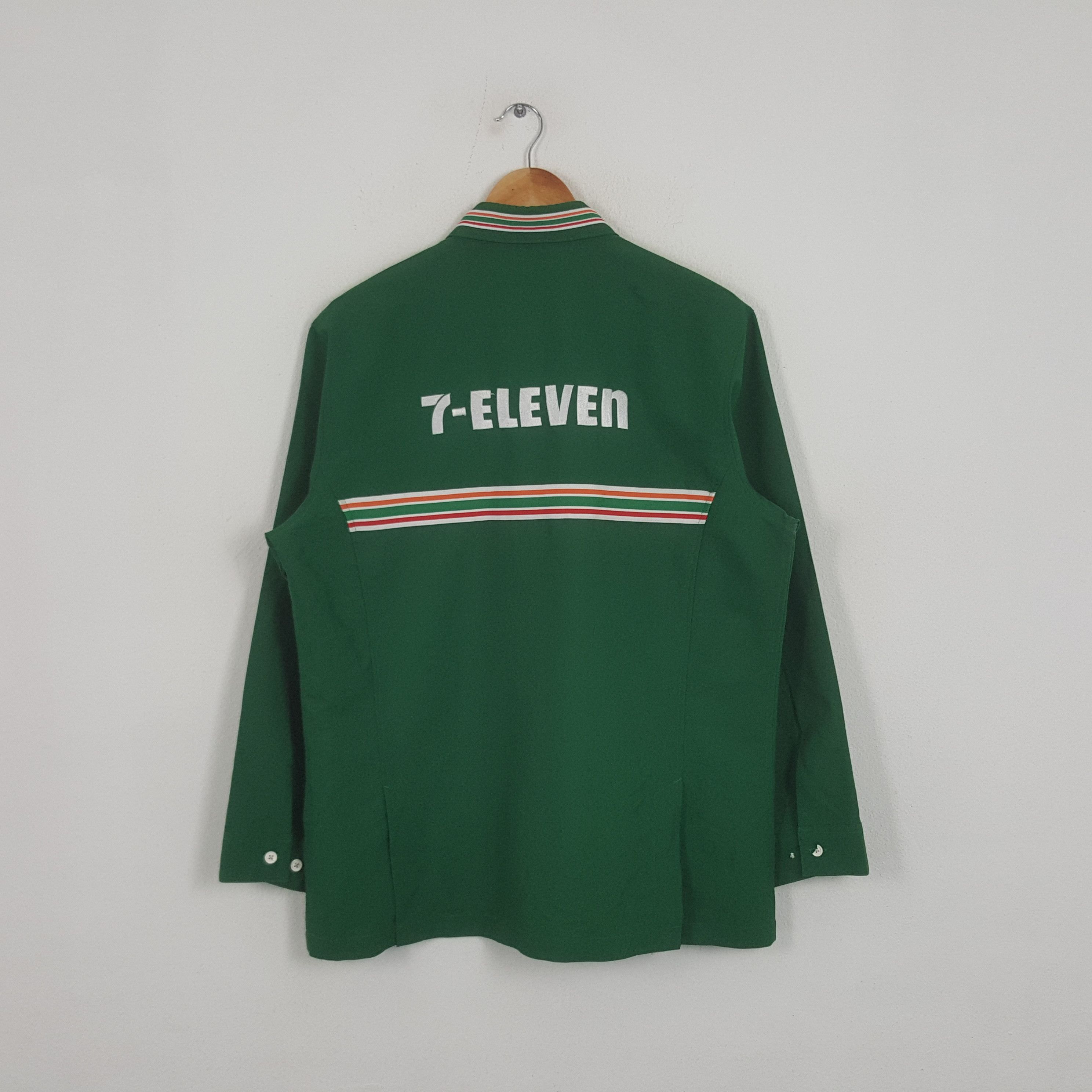 Japanese Brand Vintage 7 Eleven Japanese Brand Uniform Jacket Size US L / EU 52-54 / 3 - 1 Thumbnail