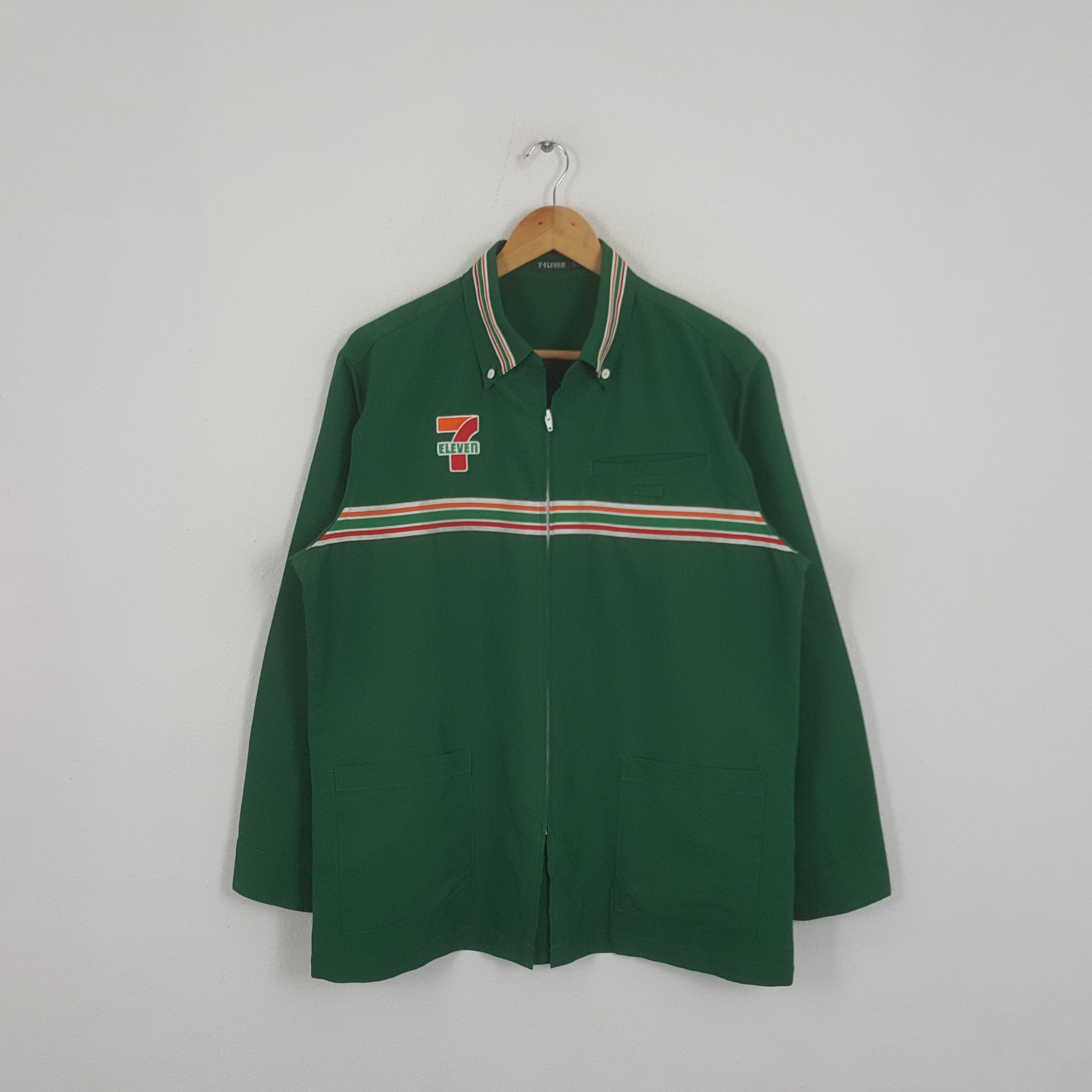 Japanese Brand Vintage 7 Eleven Japanese Brand Uniform Jacket Size US L / EU 52-54 / 3 - 3 Thumbnail