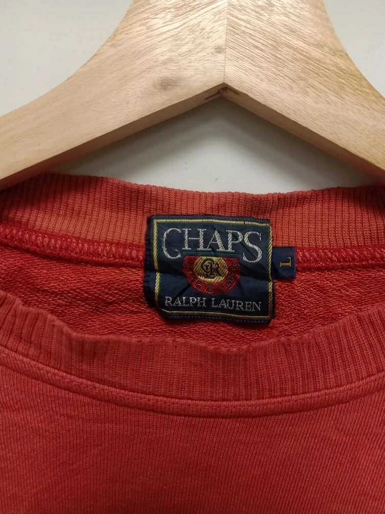 Chaps Ralph Lauren × Ralph Lauren × Vintage Vintage 90s sweatshirt chaps ralph lauren logo embroidery Size US L / EU 52-54 / 3 - 3 Thumbnail