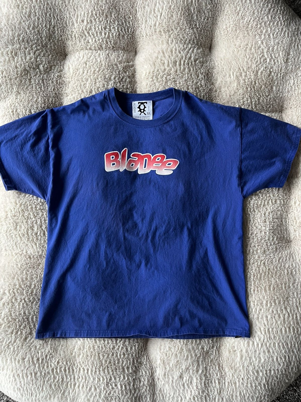 Bladee Sunrise logo T-Shirt Blue | XL