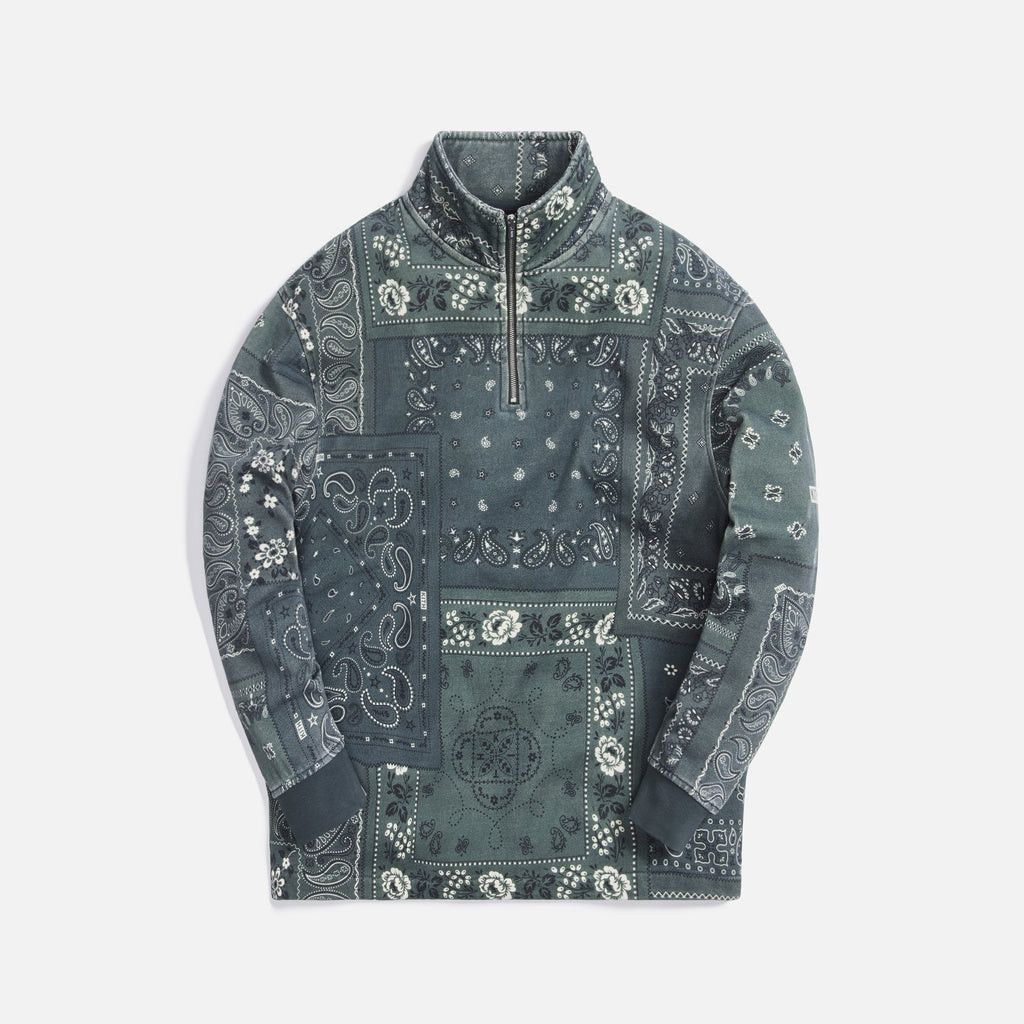 最安 Kith Deconstructed Bandana Quarter Zip | Grailed ジャケット・アウター