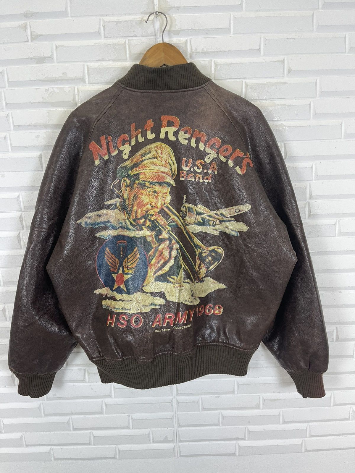 Vintage Vintage NIGHT RANGERS USA BAND Military 1968 Vietnam Fighter Size US M / EU 48-50 / 2 - 4 Thumbnail