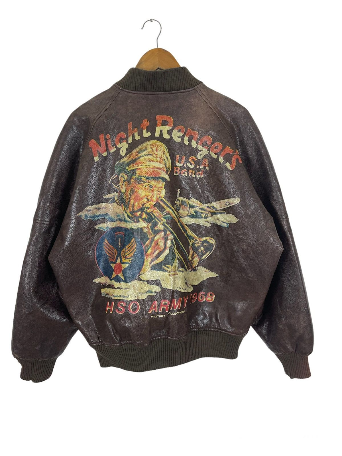 Vintage Vintage NIGHT RANGERS USA BAND Military 1968 Vietnam Fighter Size US M / EU 48-50 / 2 - 1 Thumbnail