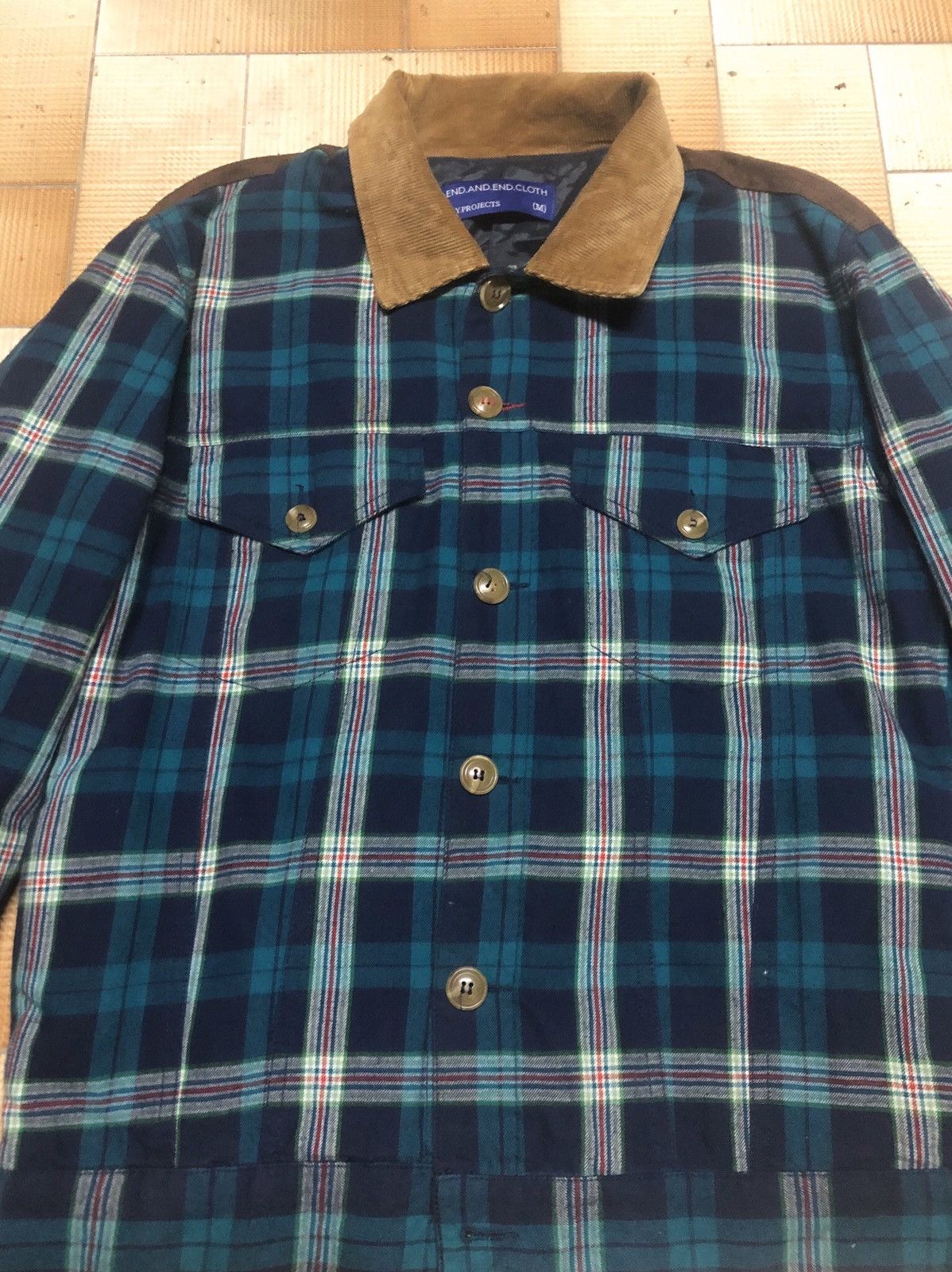 Japanese Brand OFFER TO YOU🔥 WESTERN JACKET PATCH DESIGN HYBRID TARTAN Size US S / EU 44-46 / 1 - 5 Thumbnail