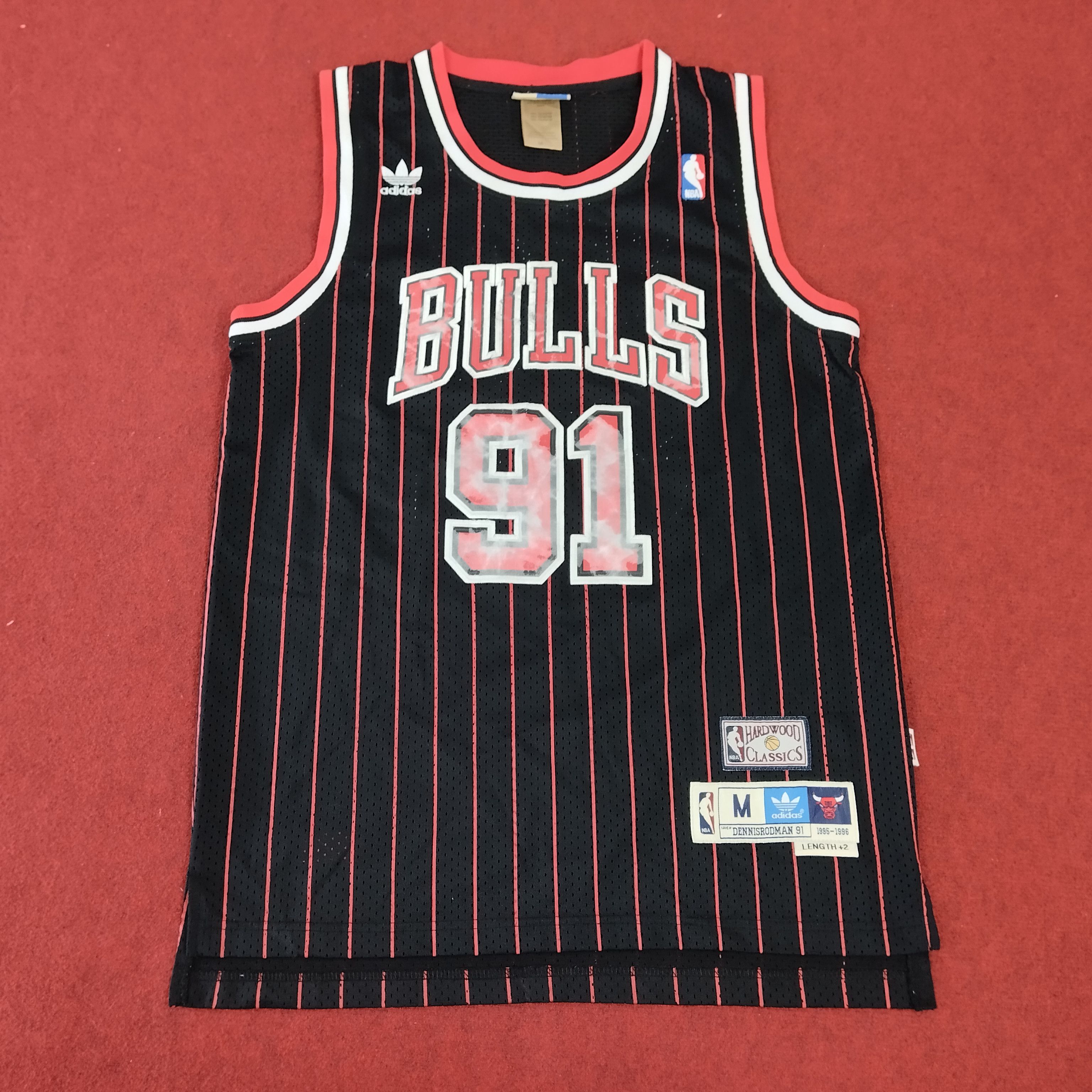 Adidas × NBA × Vintage ADIDAS Chicago Bulls NBA Rodman 91