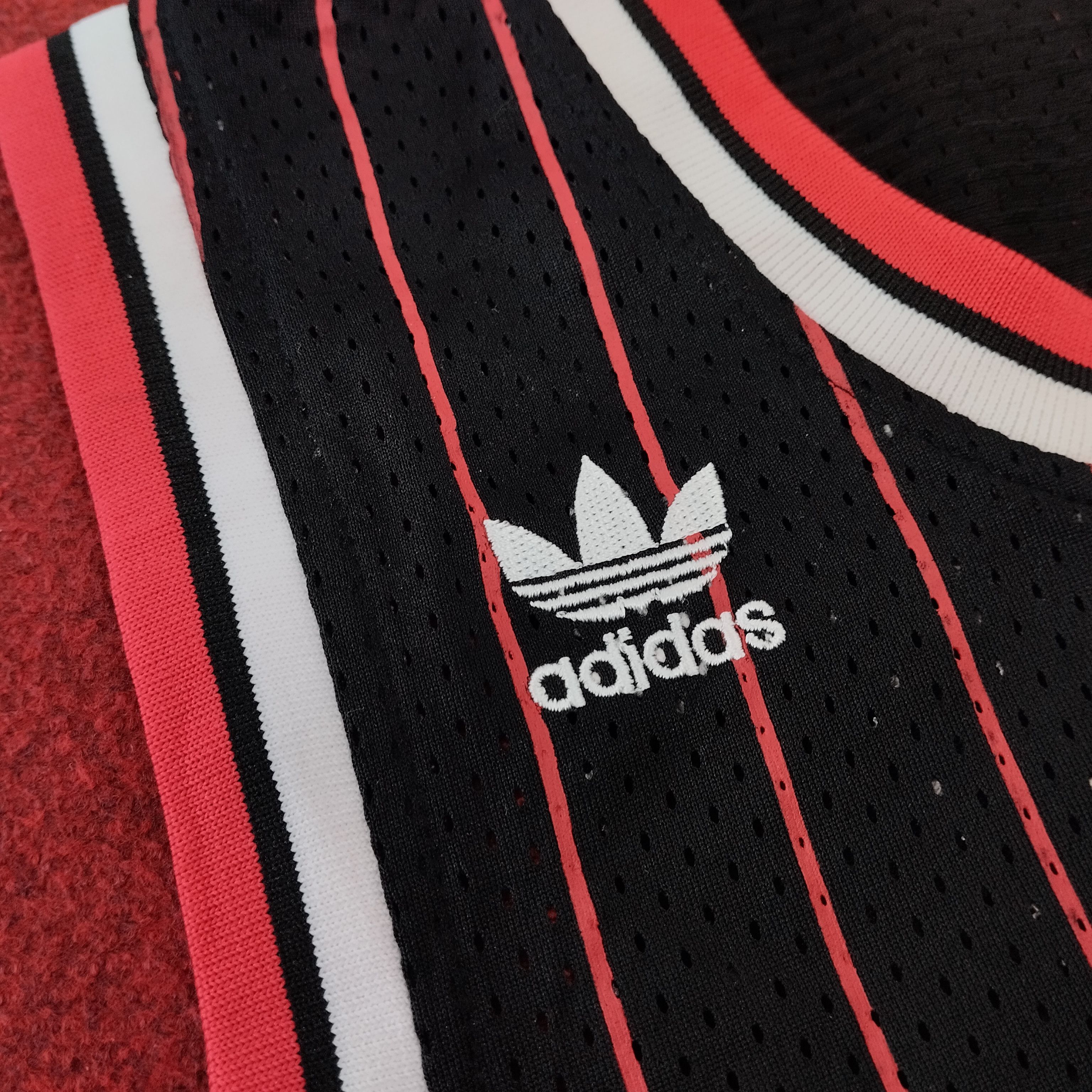 Adidas × NBA × Vintage ADIDAS Chicago Bulls NBA Rodman 91 Jersey Size US L / EU 52-54 / 3 - 10 Thumbnail
