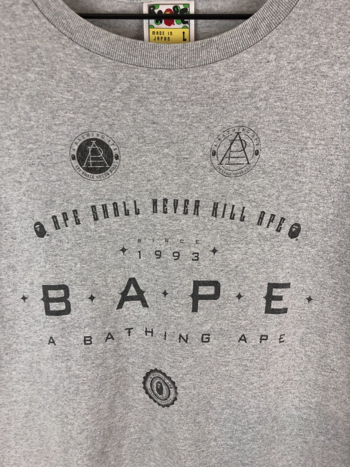 Bape Bape Logo Print Tee Size US L / EU 52-54 / 3 - 3 Thumbnail