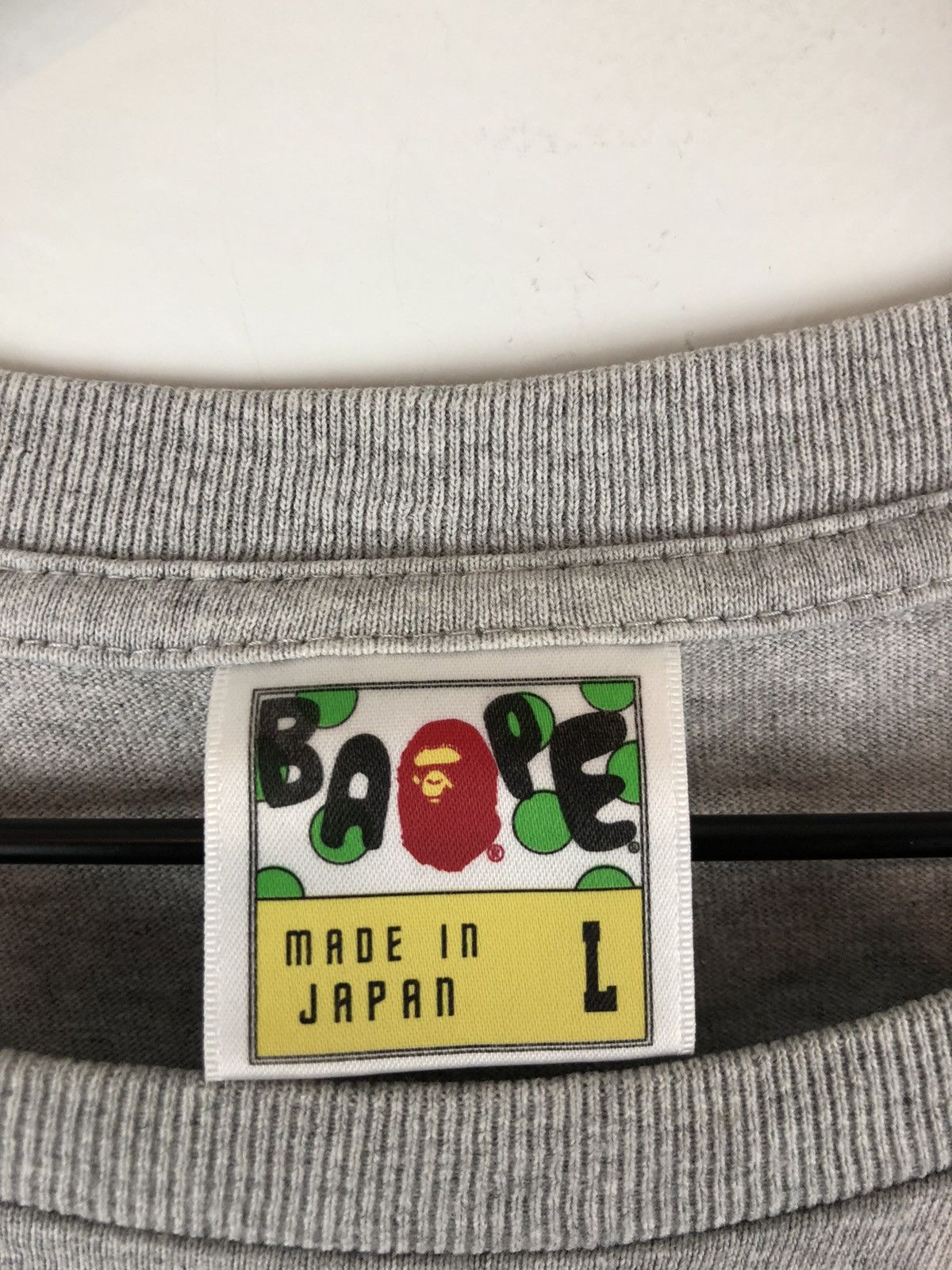 Bape Bape Logo Print Tee Size US L / EU 52-54 / 3 - 5 Thumbnail