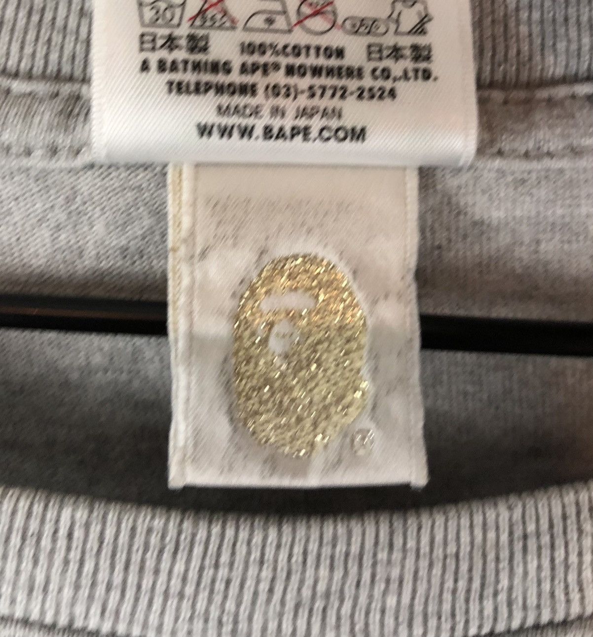 Bape Bape Logo Print Tee Size US L / EU 52-54 / 3 - 6 Thumbnail