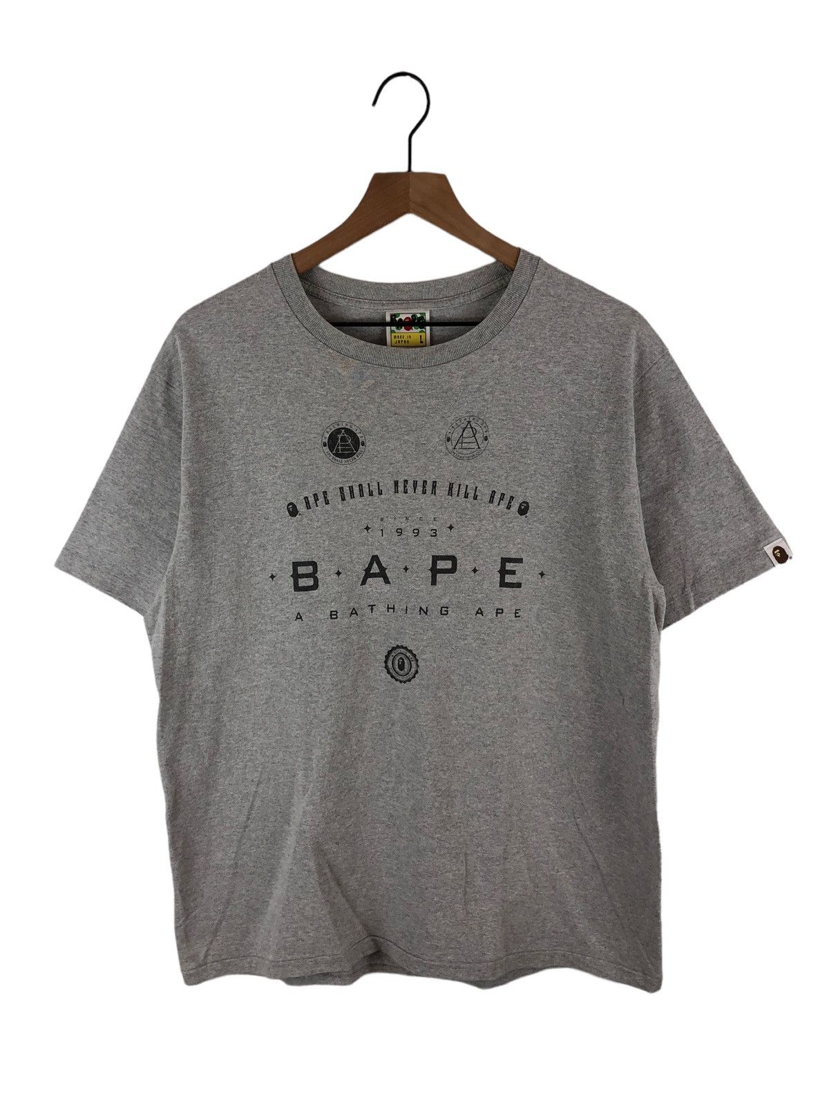 Bape Bape Logo Print Tee Size US L / EU 52-54 / 3 - 1 Thumbnail