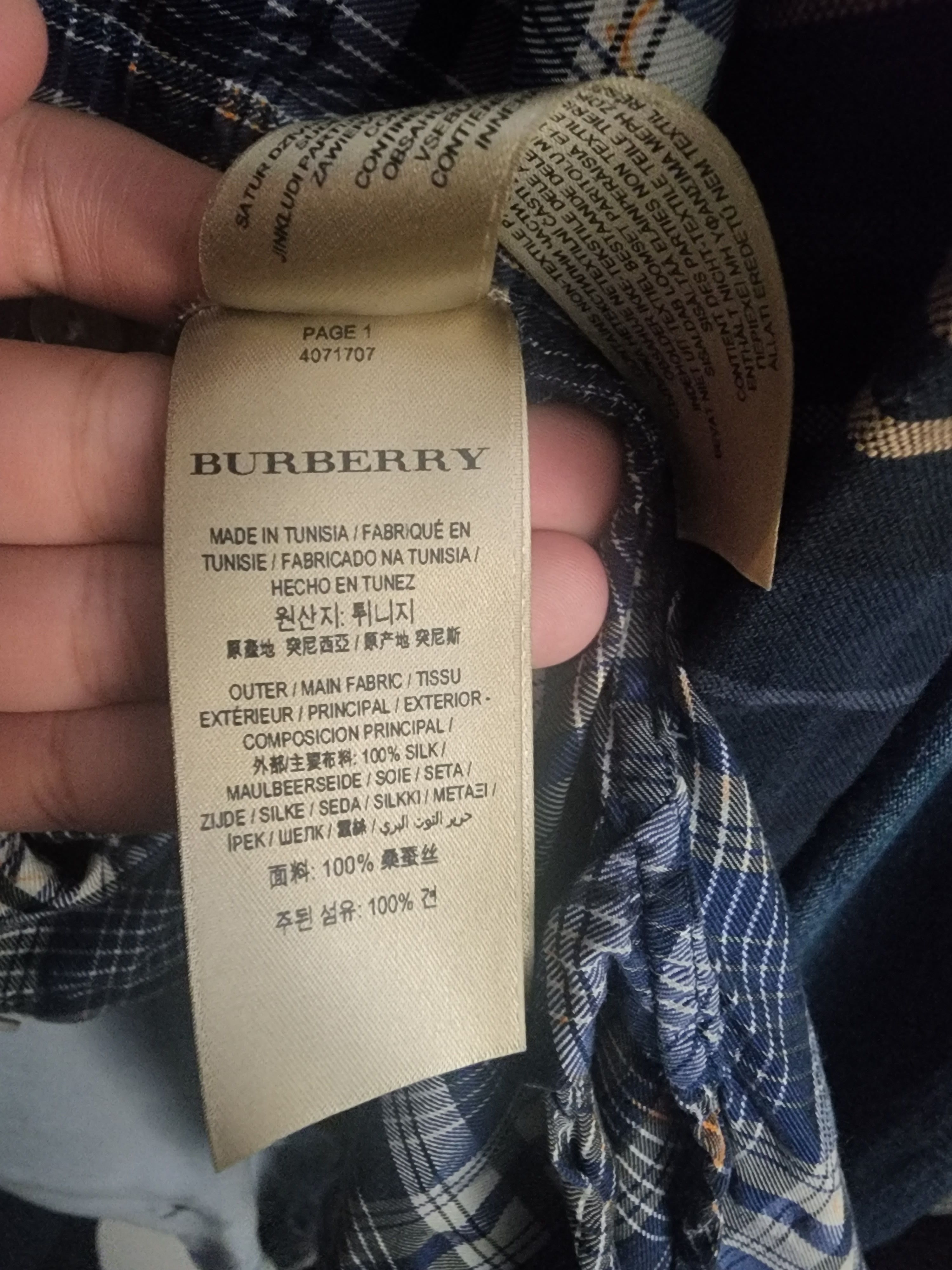 Burberry Women Oversize Burberry Button Up Shirt Size XL / US 12-14 / IT 48-50 - 4 Thumbnail
