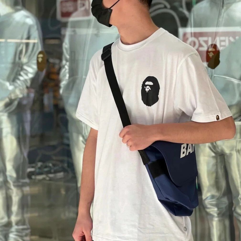Bape 🔥 BAPE Shoulder Bag A Bathing Ape Sling Messenger Size ONE SIZE - 8 Thumbnail