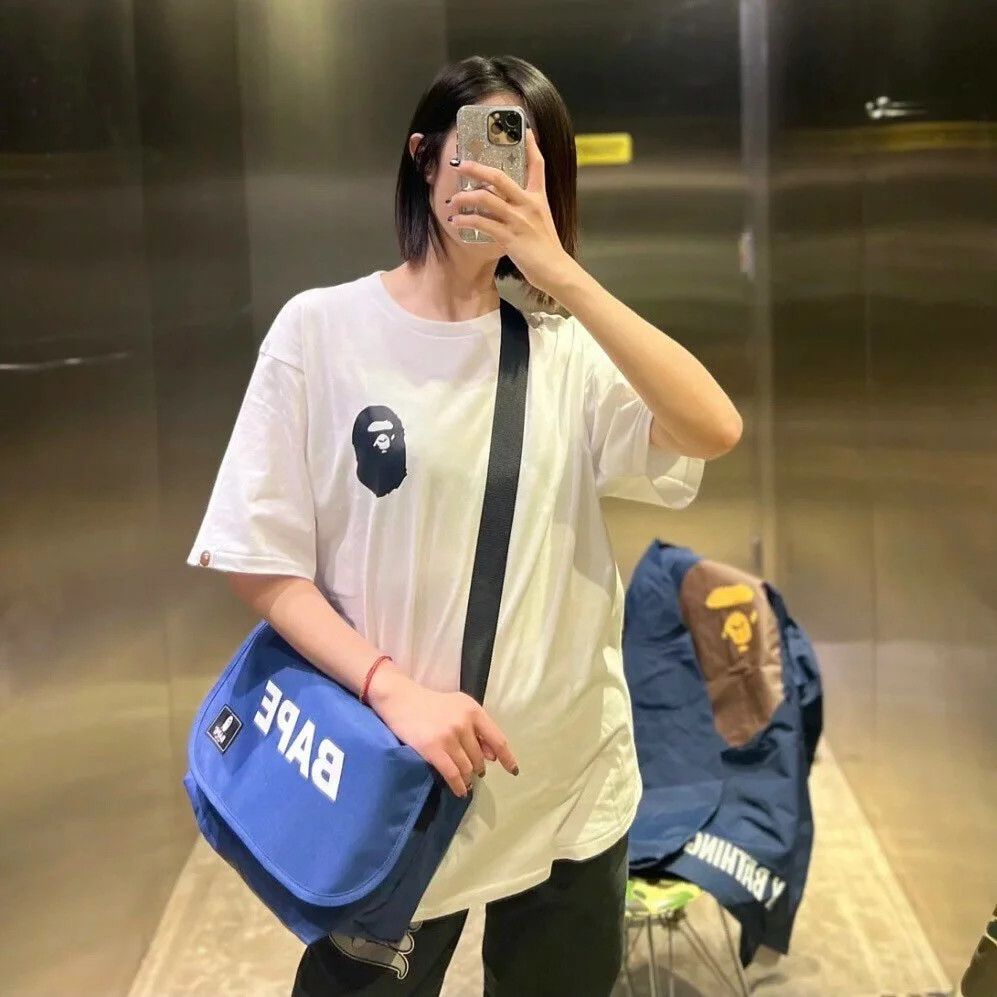 Bape 🔥 BAPE Shoulder Bag A Bathing Ape Sling Messenger Size ONE SIZE - 6 Thumbnail