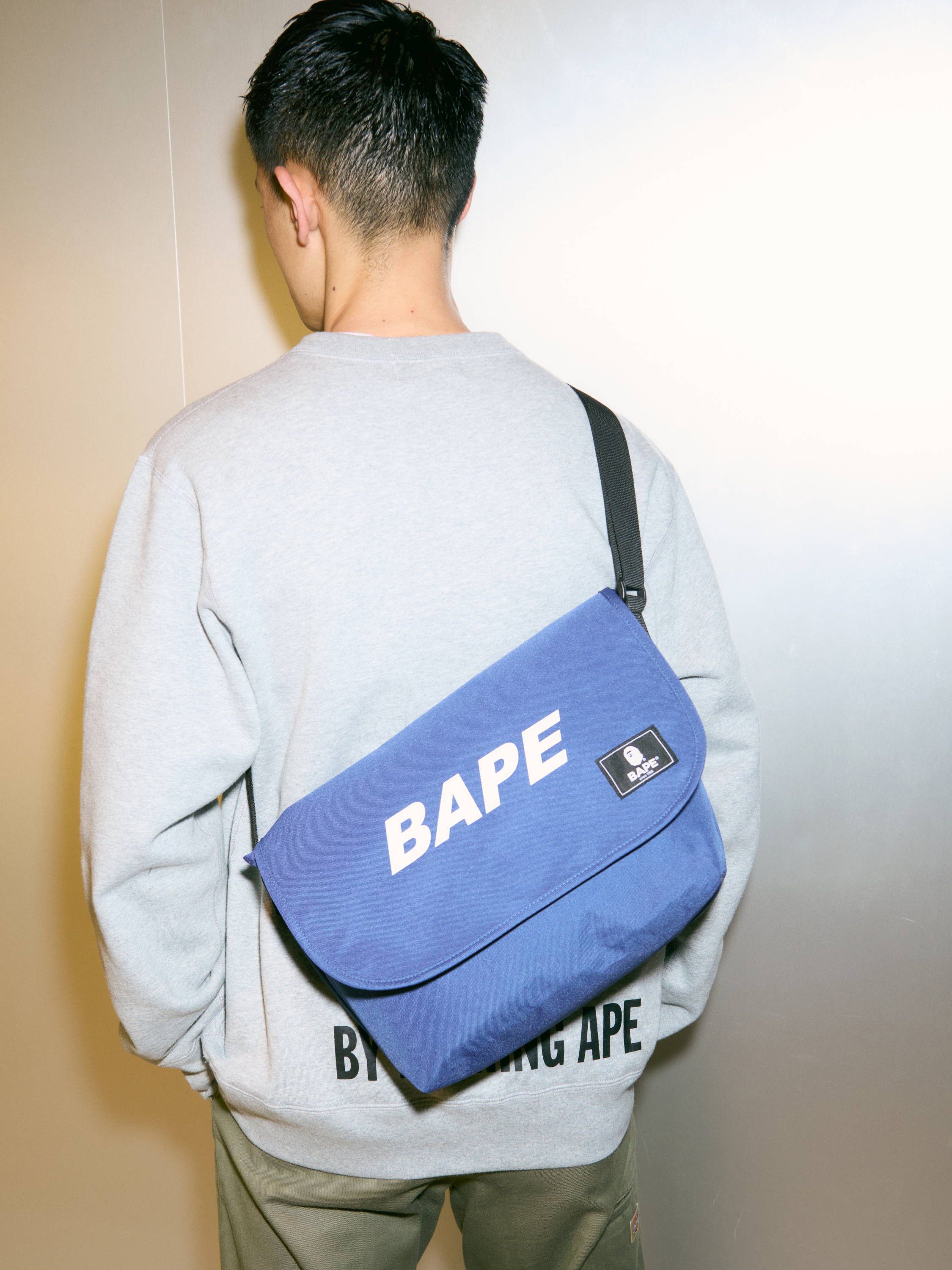 Bape Shoulder Bag A Bathing Ape Sling Messenger, Men's