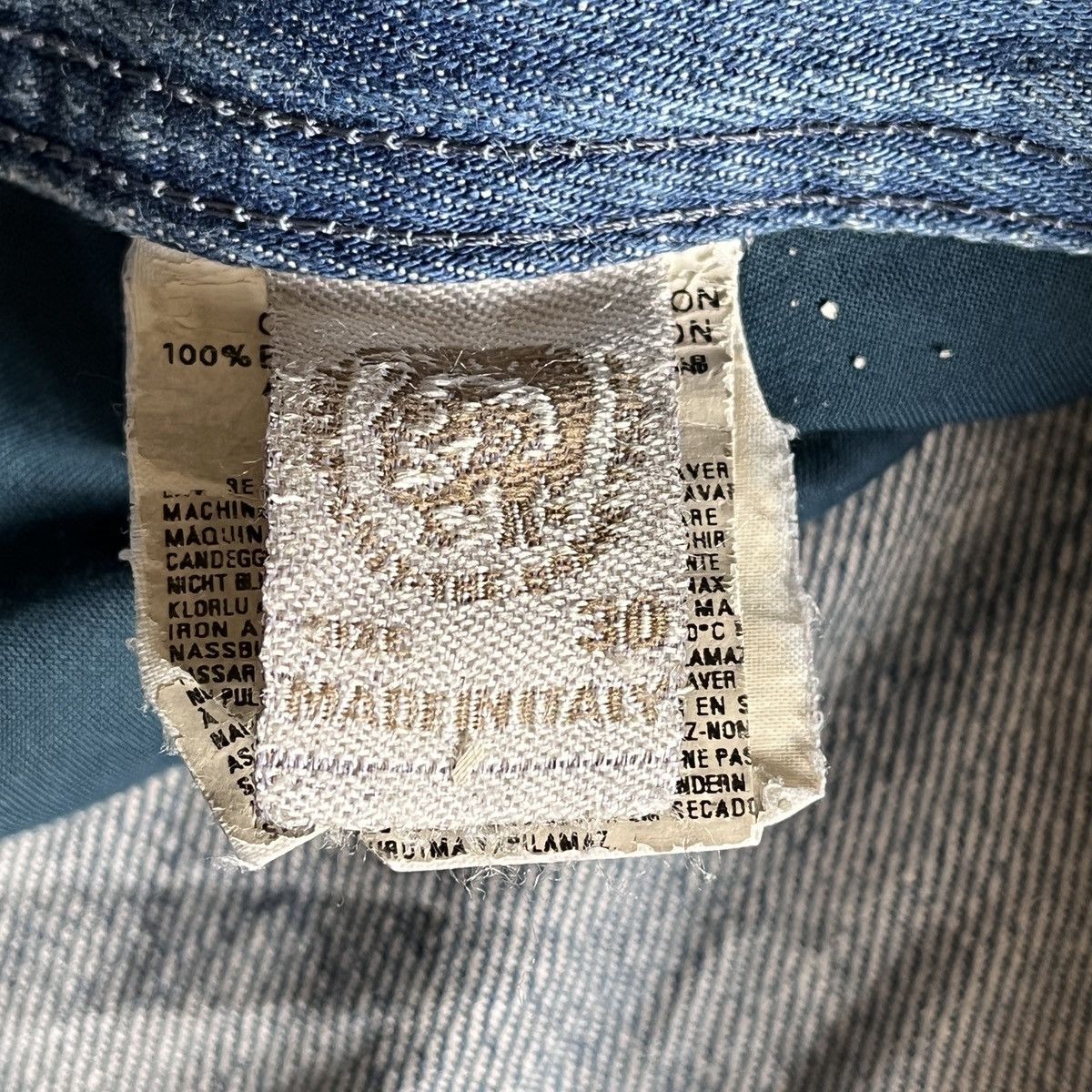 Diesel × Vintage Diesel Paddom Vintage Distressed Denim Made In Italy Size US 30 / EU 46 - 8 Thumbnail