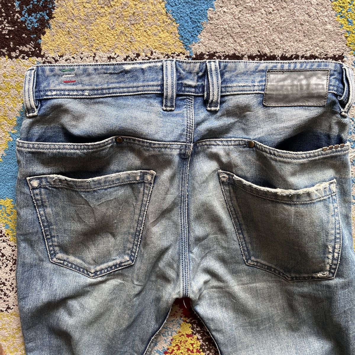 Diesel × Vintage Diesel Paddom Vintage Distressed Denim Made In Italy Size US 30 / EU 46 - 14 Thumbnail