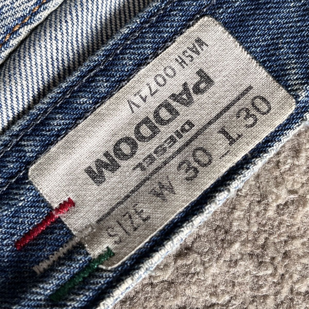 Diesel × Vintage Diesel Paddom Vintage Distressed Denim Made In Italy Size US 30 / EU 46 - 7 Thumbnail