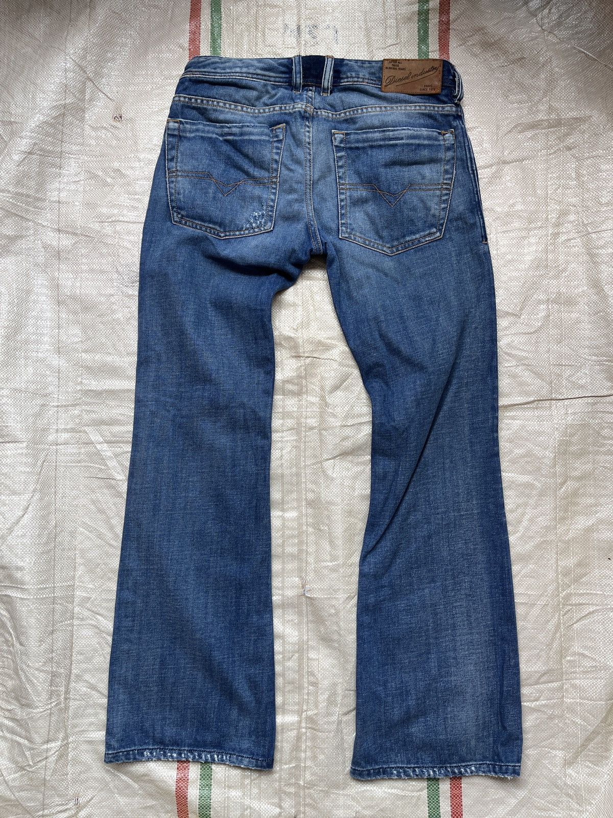 Diesel × Vintage Flare Diesel Zathan Denim Jeans Size US 30 / EU 46 - 20 Thumbnail