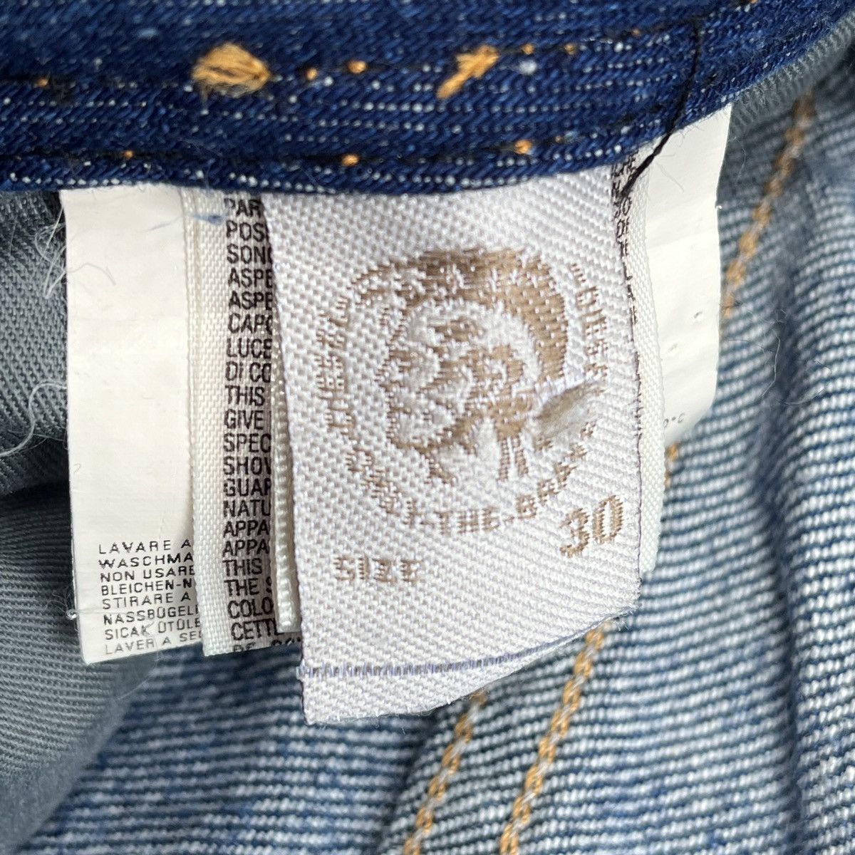 Diesel × Vintage Flare Diesel Zathan Denim Jeans Size US 30 / EU 46 - 11 Thumbnail