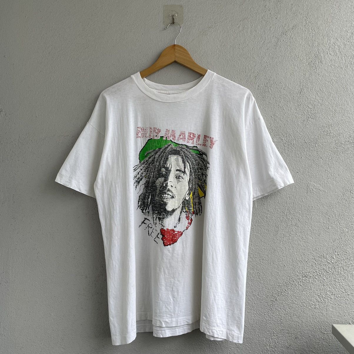 Band Tees Vintage Bob Marley Reggae Tee Shirt Size US XXL / EU 58 / 5 - 1 Thumbnail