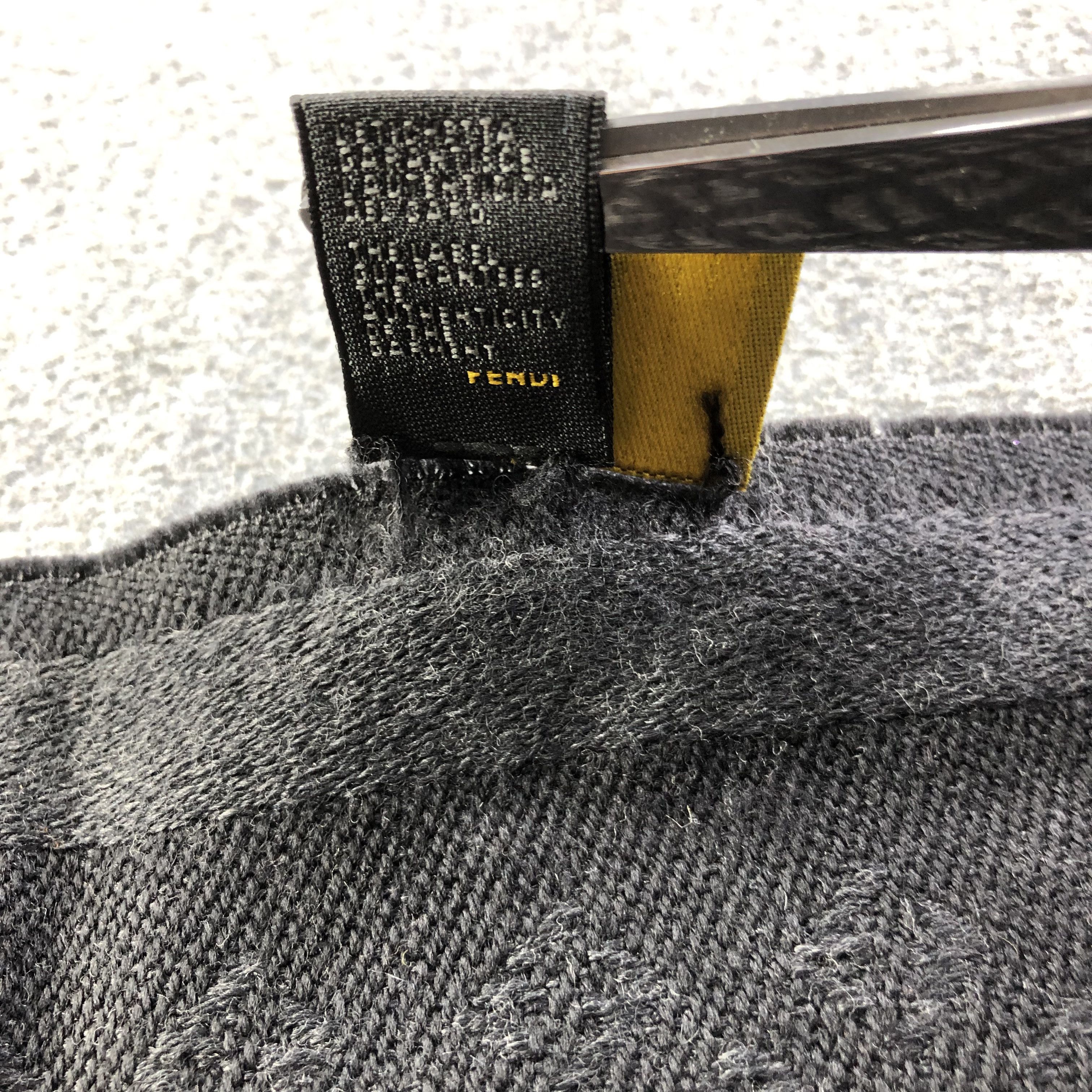 Fendi Fendi FF Monogram Wool Scarf Muffler V1737 Size ONE SIZE - 10 Thumbnail