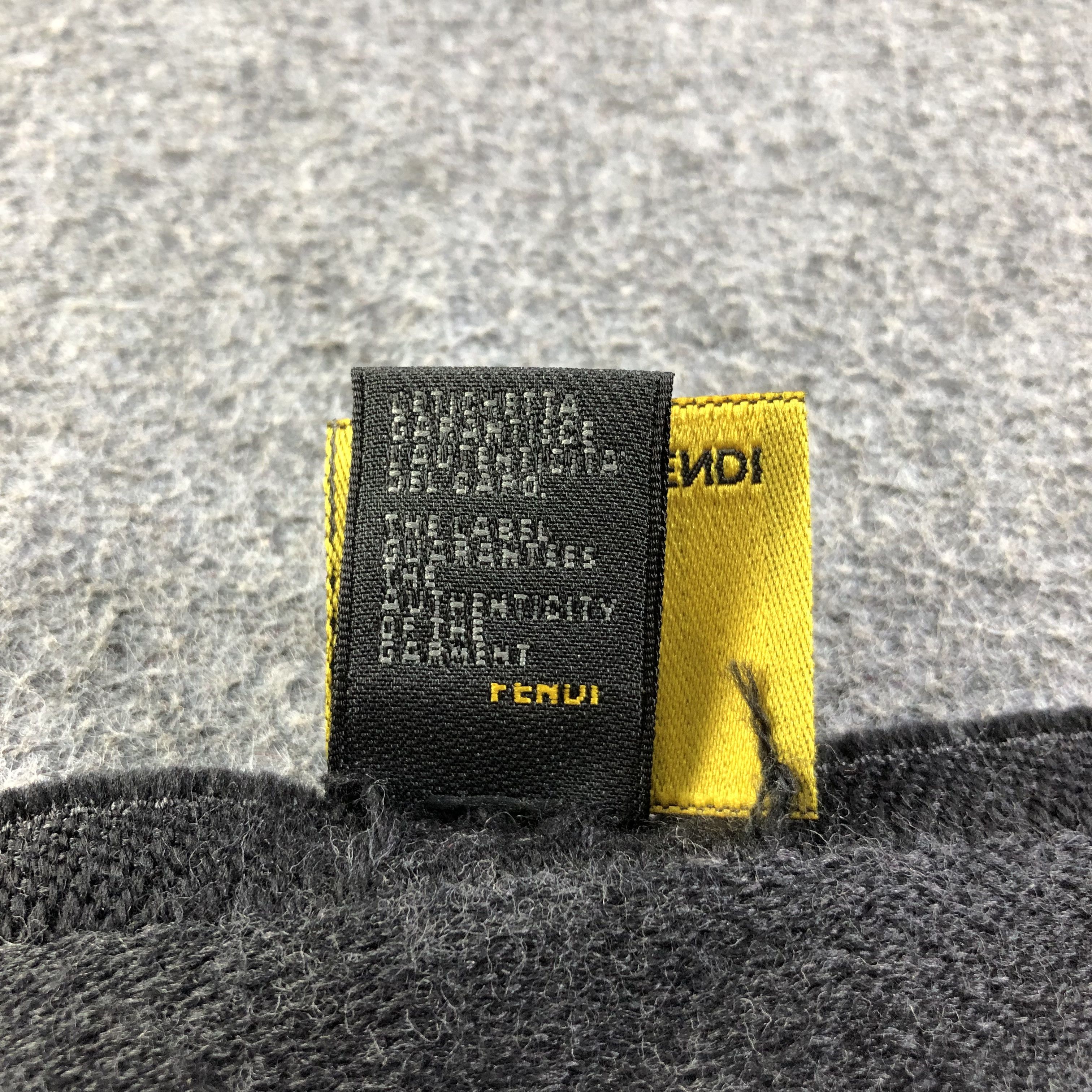 Fendi Fendi FF Monogram Wool Scarf Muffler V1737 Size ONE SIZE - 9 Thumbnail