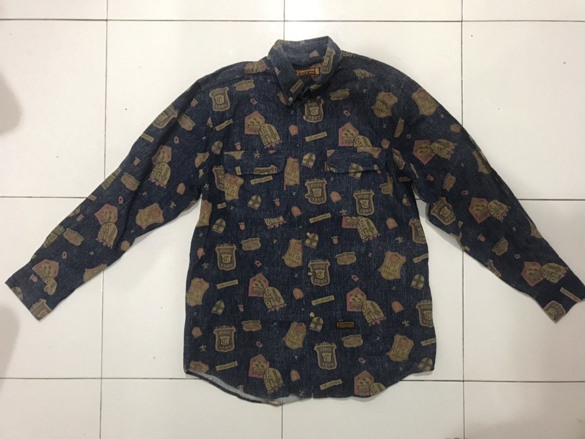 Vintage VTG Lois Co & Ltd All Over Printed Button Ups Size US L / EU 52-54 / 3 - 2 Thumbnail
