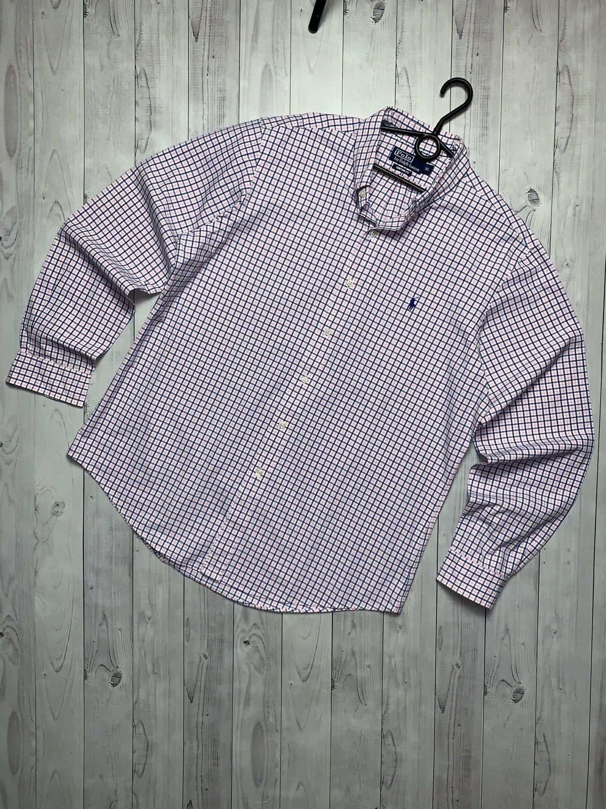 Polo Ralph Lauren × Vintage Vintage polo Ralph Lauren plaid shirt rare size XL Size US XL / EU 56 / 4 - 1 Thumbnail