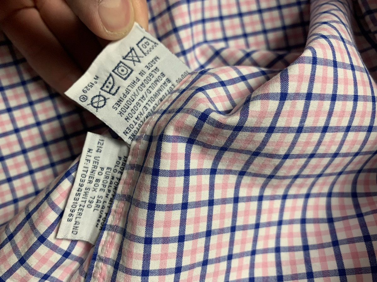 Polo Ralph Lauren × Vintage Vintage polo Ralph Lauren plaid shirt rare size XL Size US XL / EU 56 / 4 - 6 Thumbnail