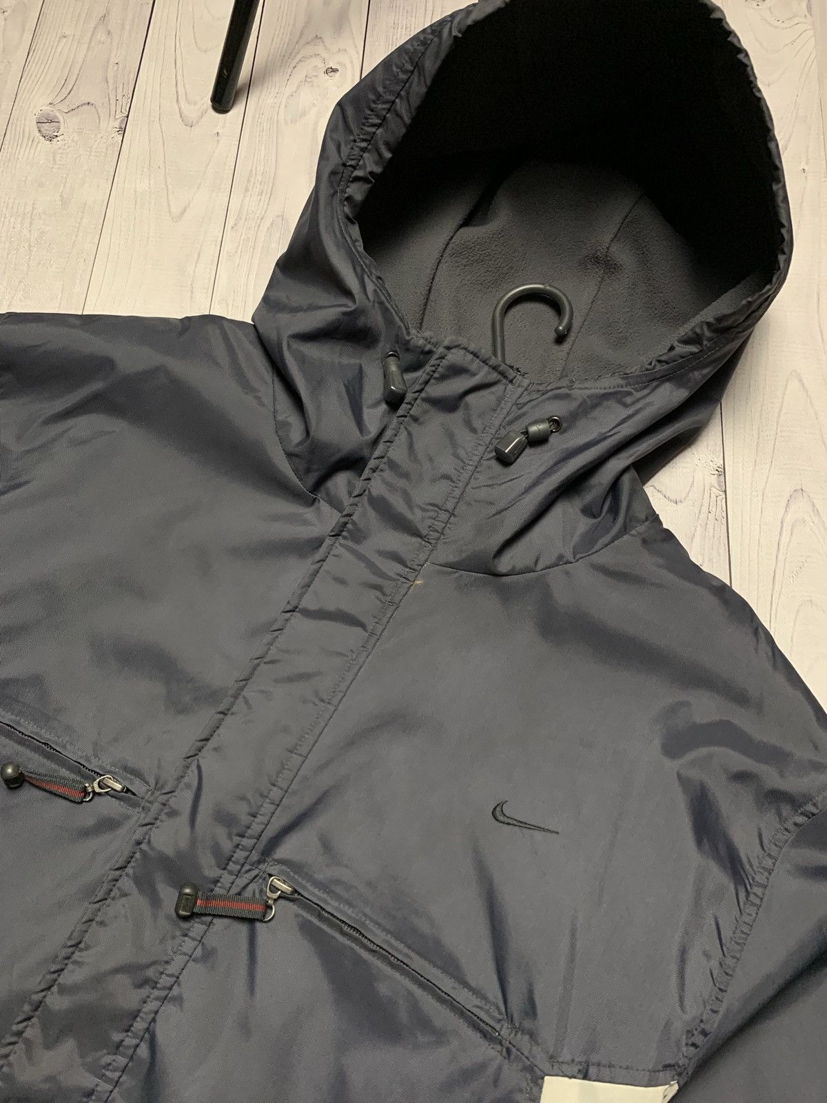 Vintage Vintage Nike parka jacket size L reversible big logo Size US L / EU 52-54 / 3 - 6 Thumbnail