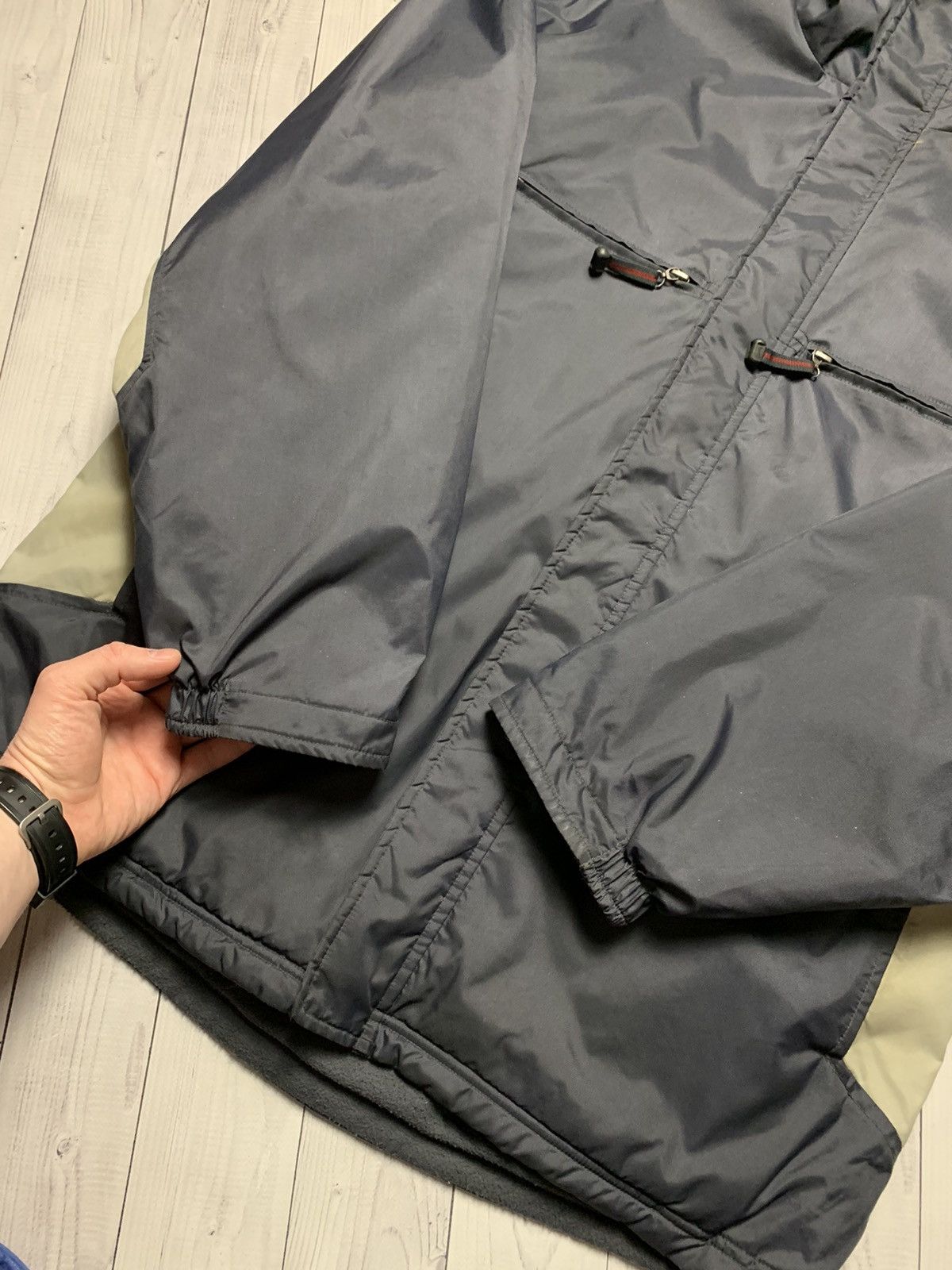 Vintage Vintage Nike parka jacket size L reversible big logo Size US L / EU 52-54 / 3 - 8 Thumbnail