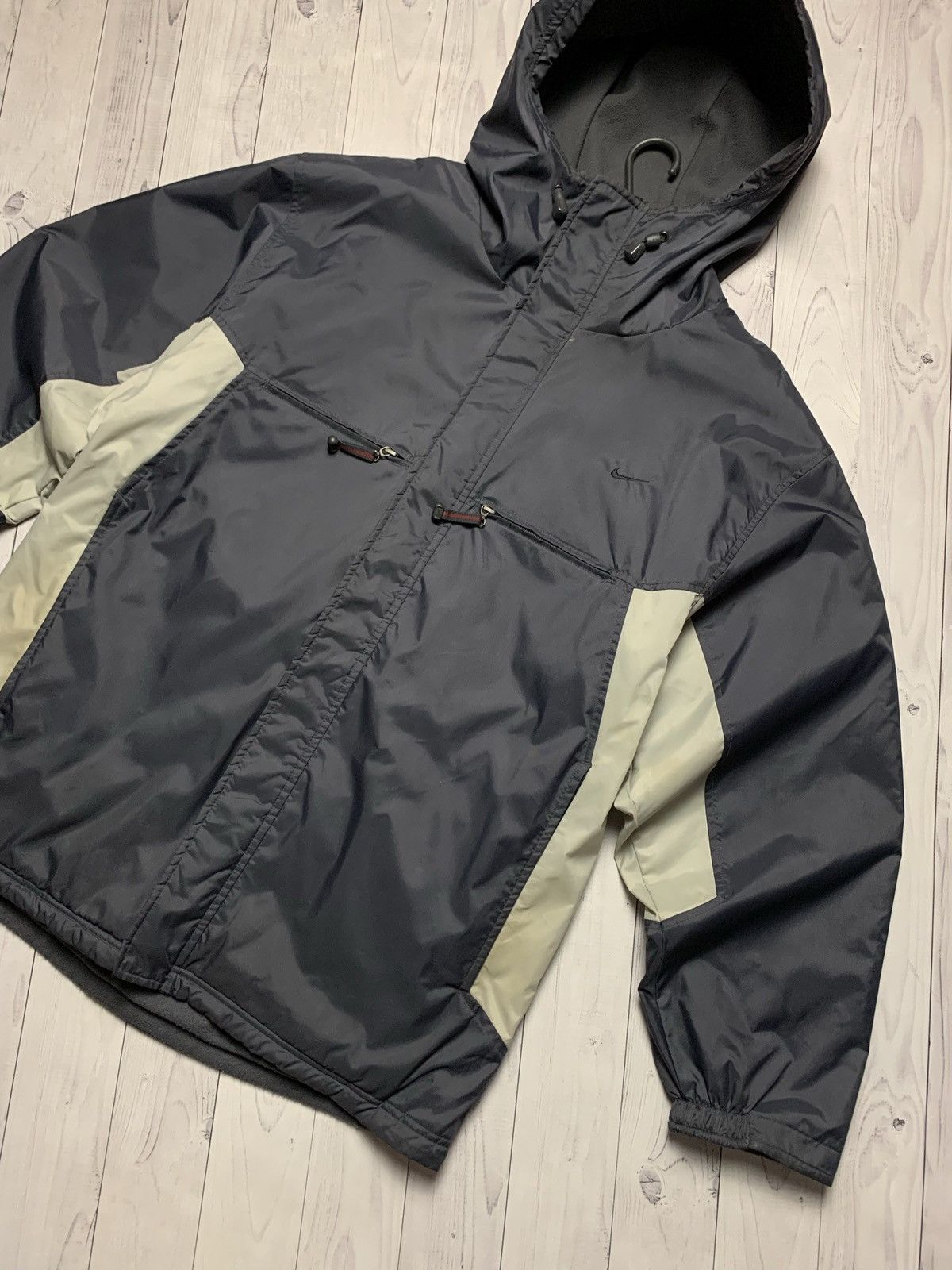 Vintage Vintage Nike parka jacket size L reversible big logo Size US L / EU 52-54 / 3 - 5 Thumbnail