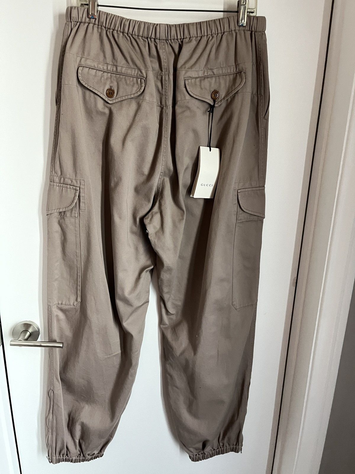 Gucci GUCCI Cotton Drill Nautical Logo Patch Cargo Pant 50/L Size US 34 / EU 50 - 2 Thumbnail