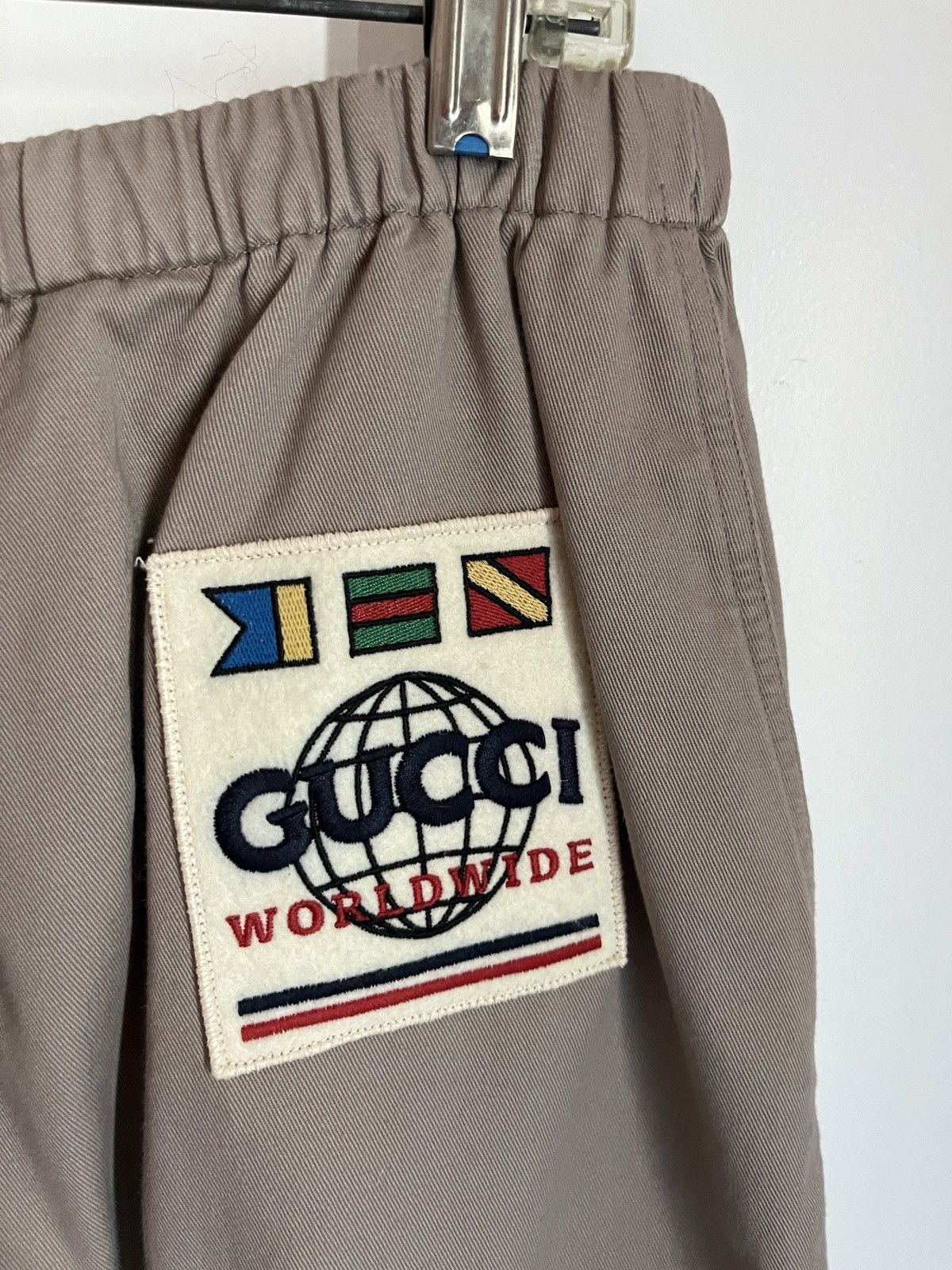 Gucci GUCCI Cotton Drill Nautical Logo Patch Cargo Pant 50/L Size US 34 / EU 50 - 3 Thumbnail