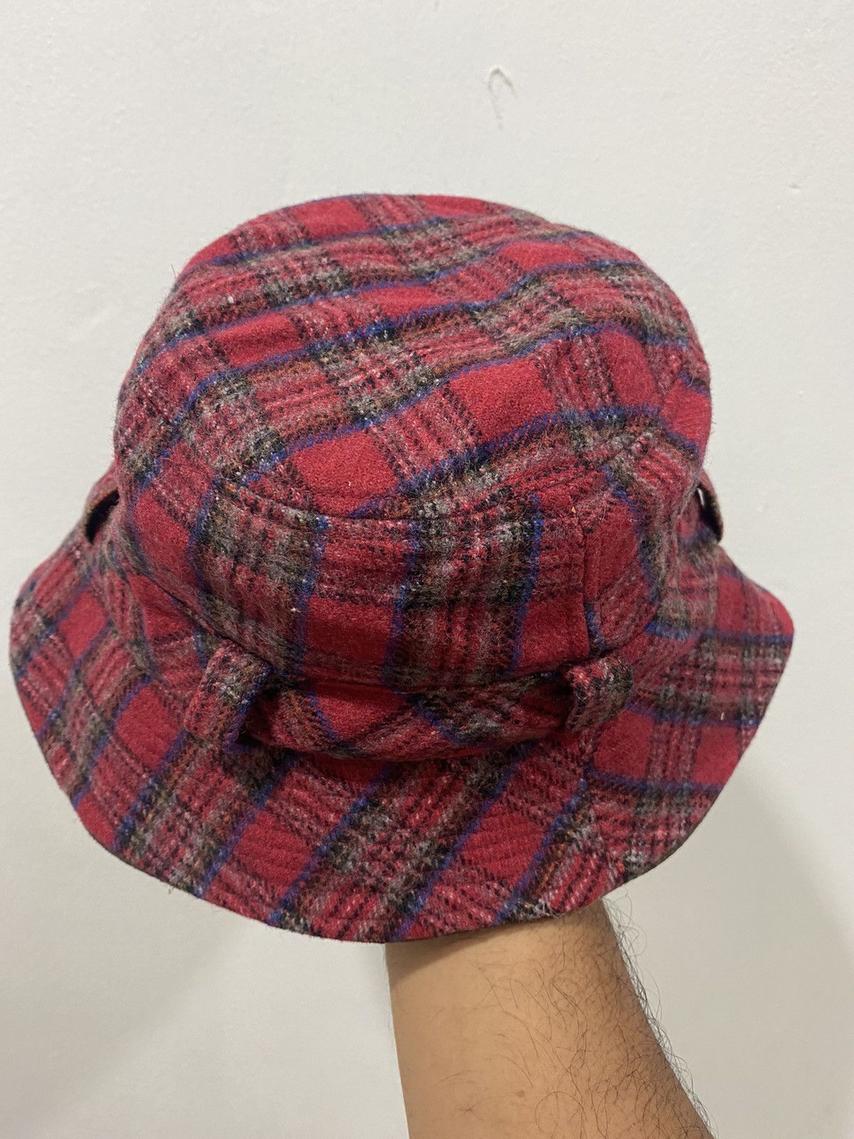 Other VTG Wool Plaid Pattern Outdoor Bucket Hat Size ONE SIZE - 2 Thumbnail