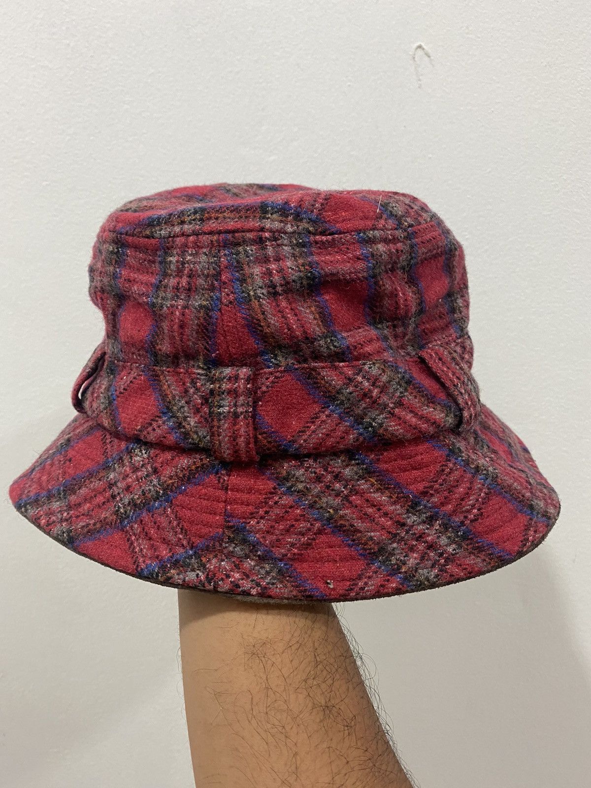 Other VTG Wool Plaid Pattern Outdoor Bucket Hat Size ONE SIZE - 3 Thumbnail