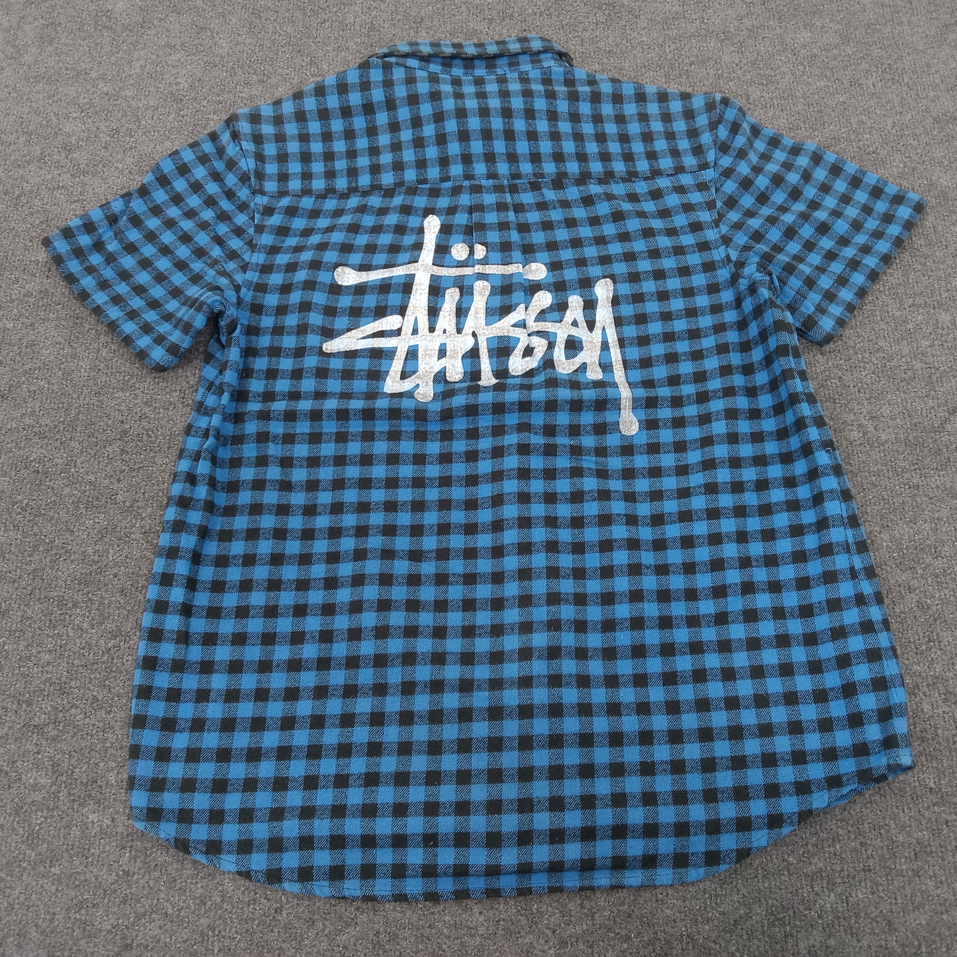 Stussy × Vintage Stussy Streetwear Logo Design Shirt Button Up Size US M / EU 48-50 / 2 - 1 Thumbnail
