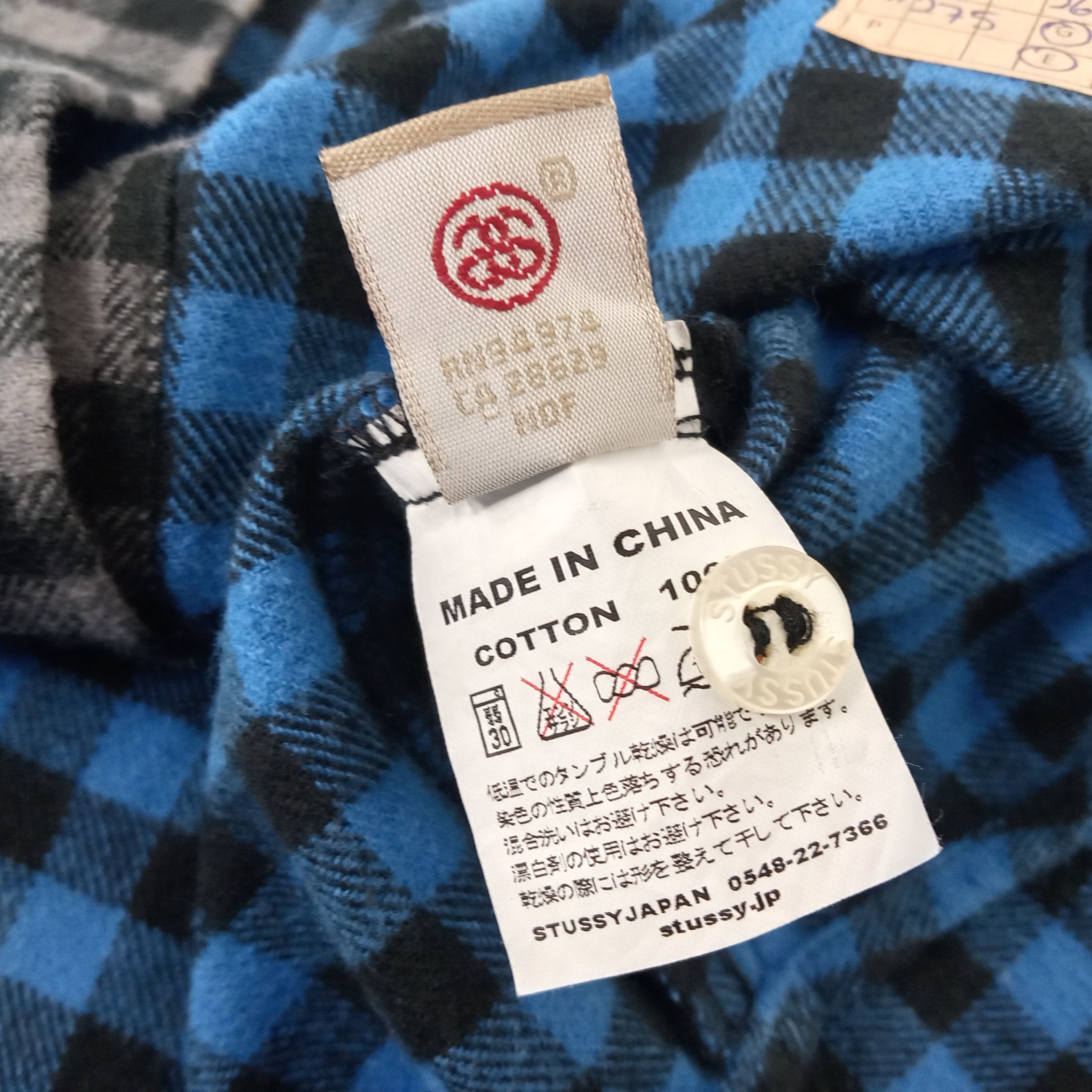 Stussy × Vintage Stussy Streetwear Logo Design Shirt Button Up Size US M / EU 48-50 / 2 - 8 Thumbnail