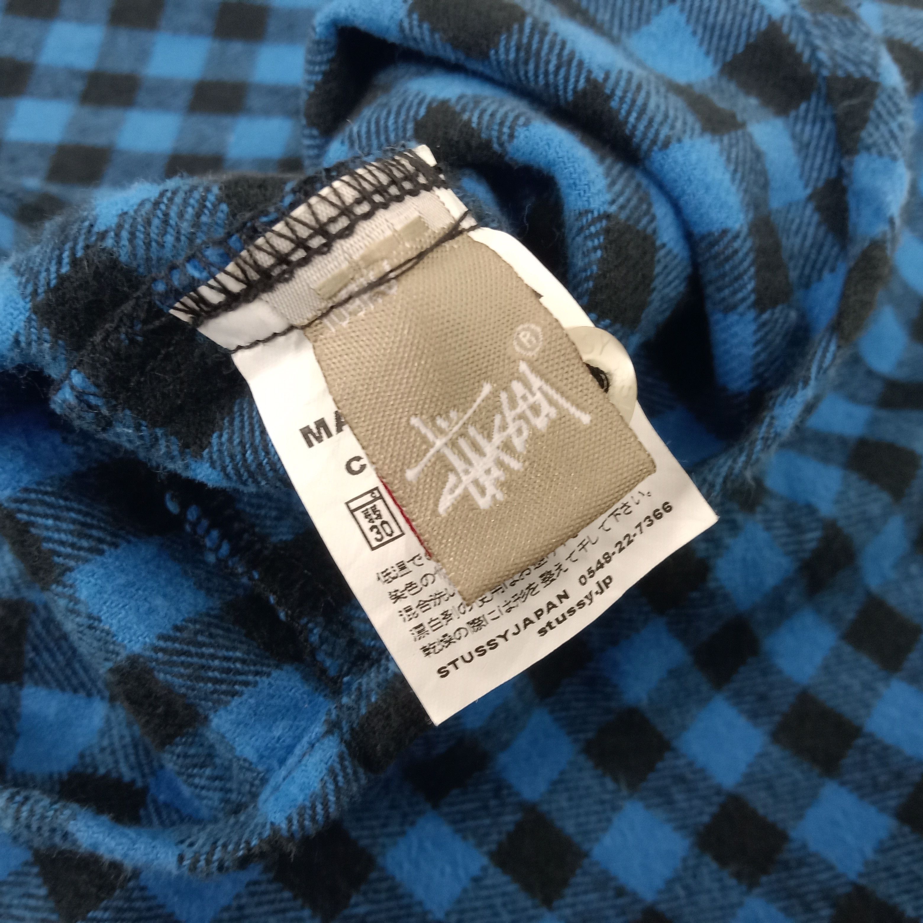 Stussy × Vintage Stussy Streetwear Logo Design Shirt Button Up Size US M / EU 48-50 / 2 - 7 Thumbnail