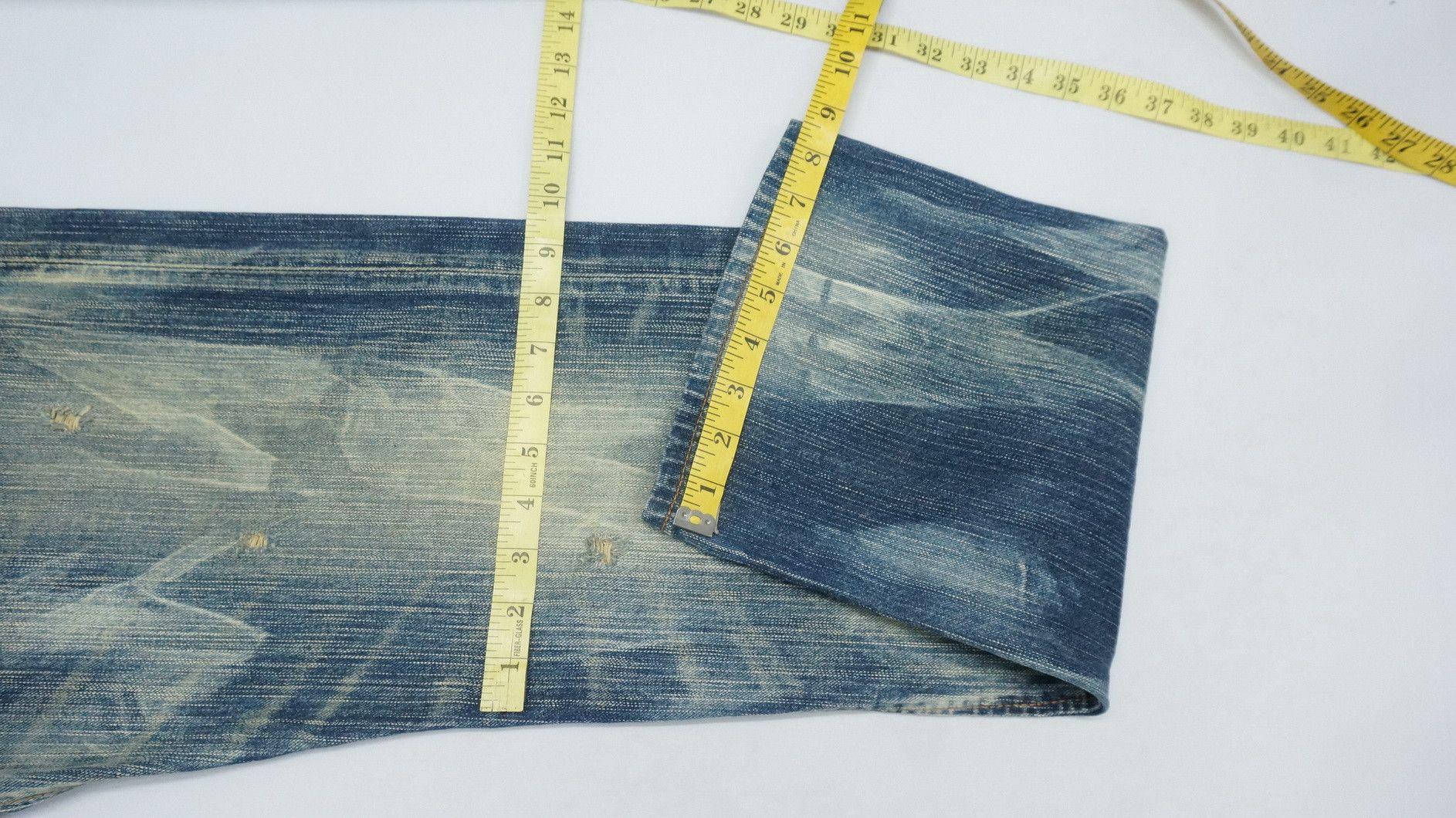 Edwin Steals! EDWIN Exclusive Vintage Distressed Jeans Size US 34 / EU 50 - 16 Thumbnail
